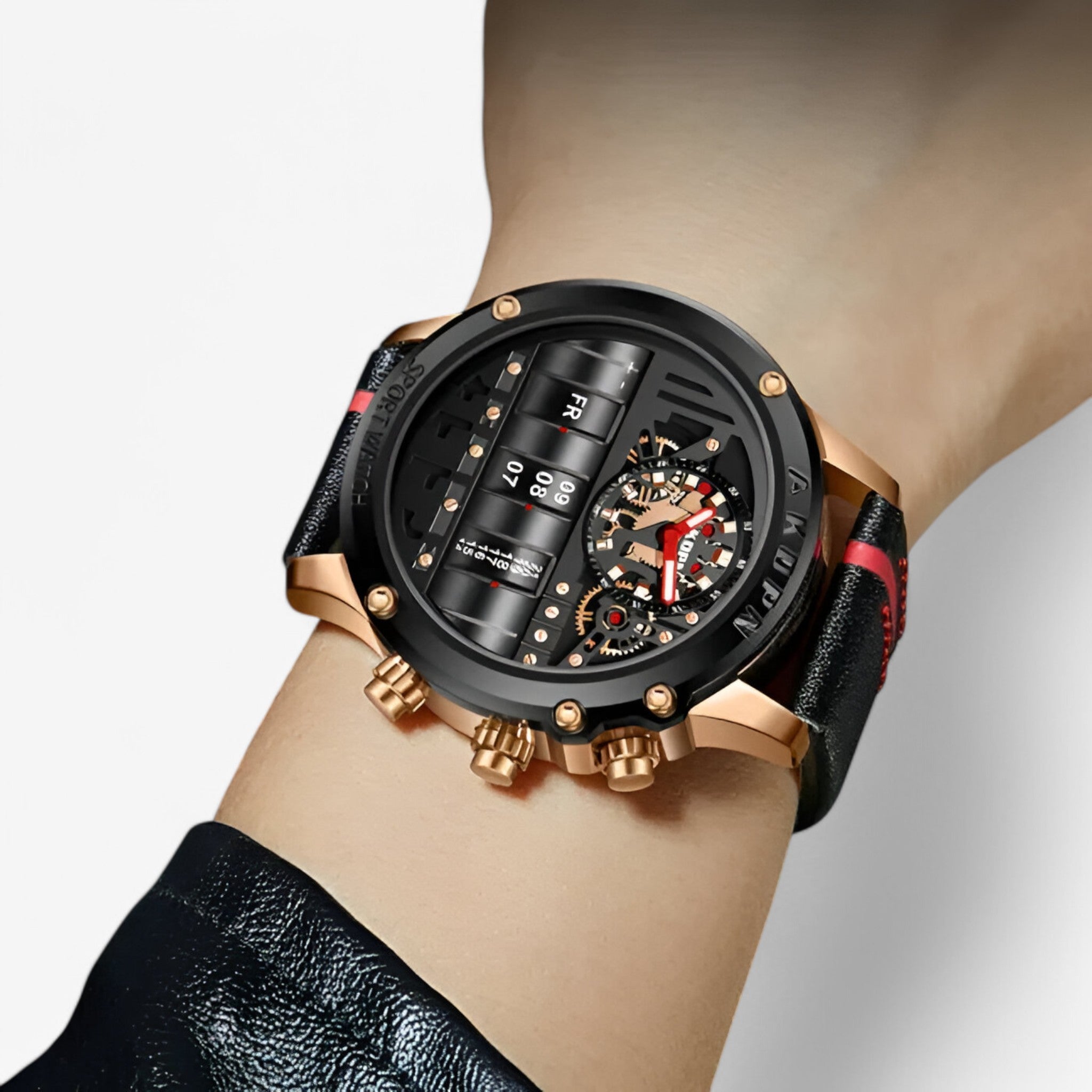 Sami | Militaire horloge met draaibare datum