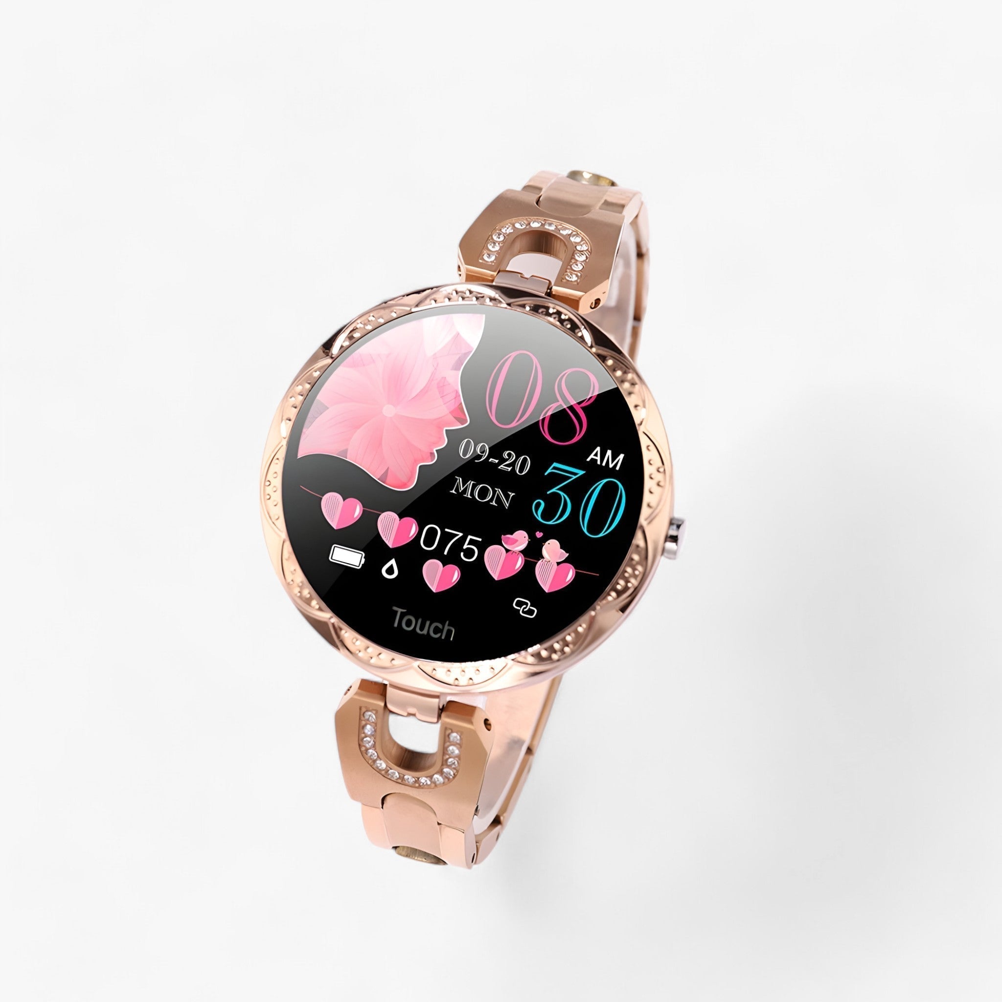 GlamFit | Smartwatch - Elegant, waterdicht en in staat om fitnessvoortgang bij te houden