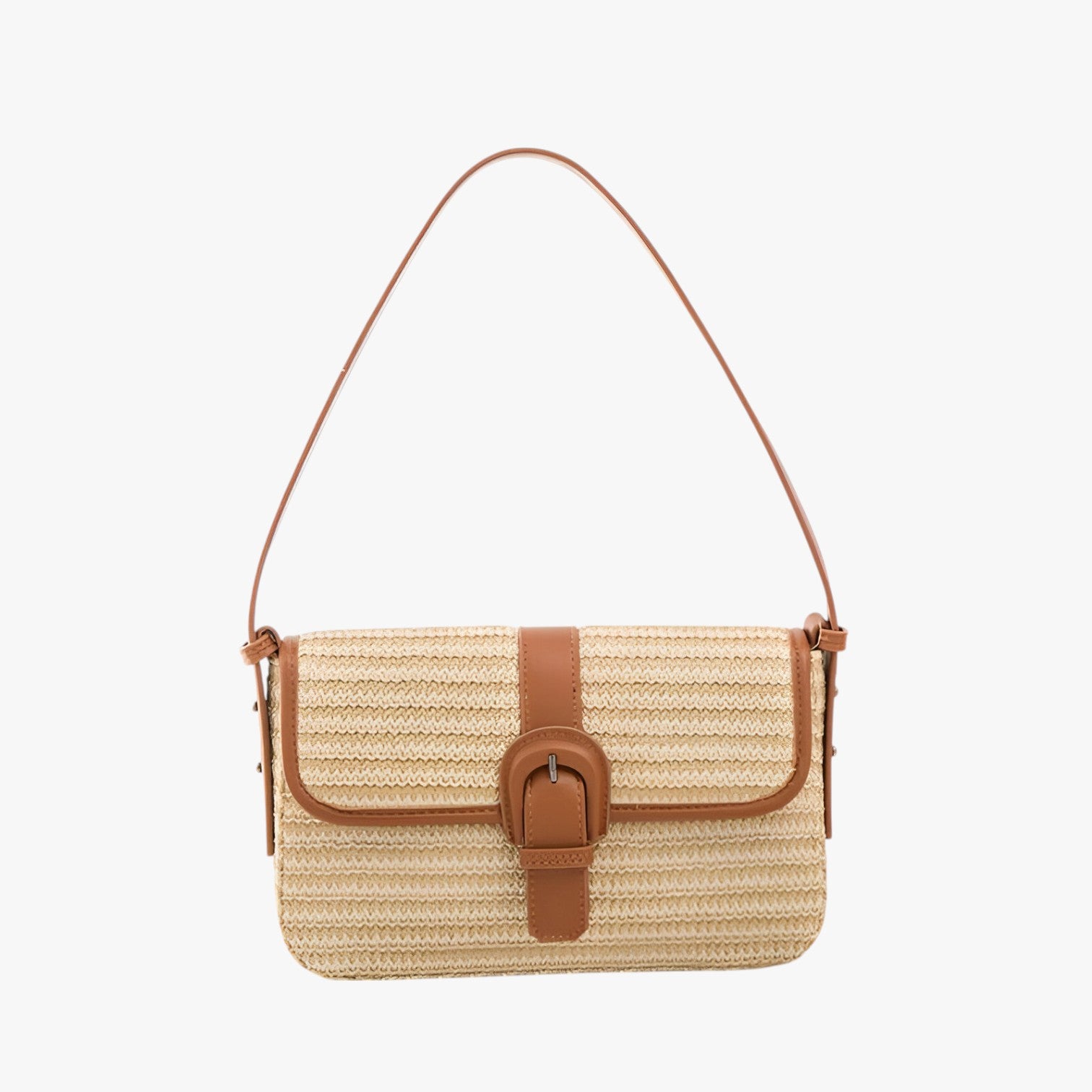 Amelie | Luxe handgemaakte rieten strandtas