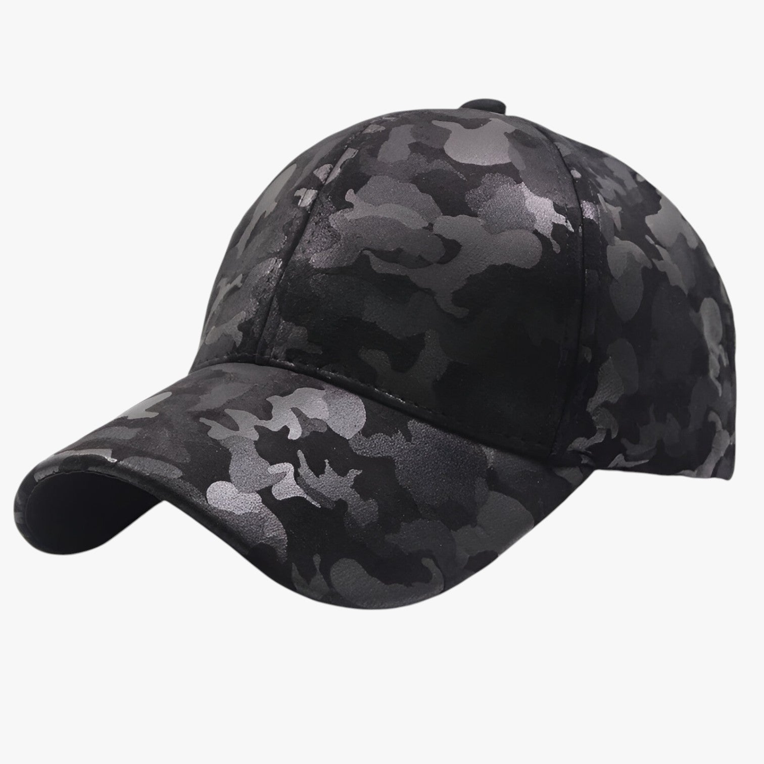 Carson | Stijlvol en comfortabel – Camouflage suède baseballpet voor elke look