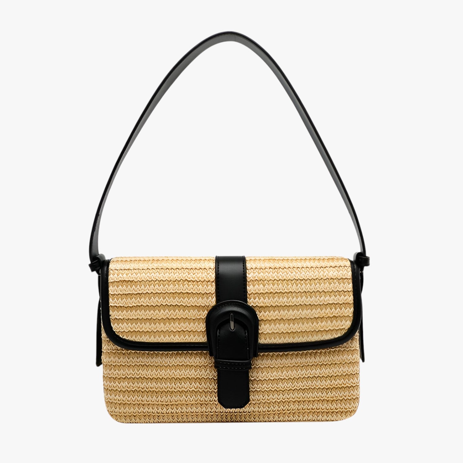 Amelie | Luxe handgemaakte rieten strandtas