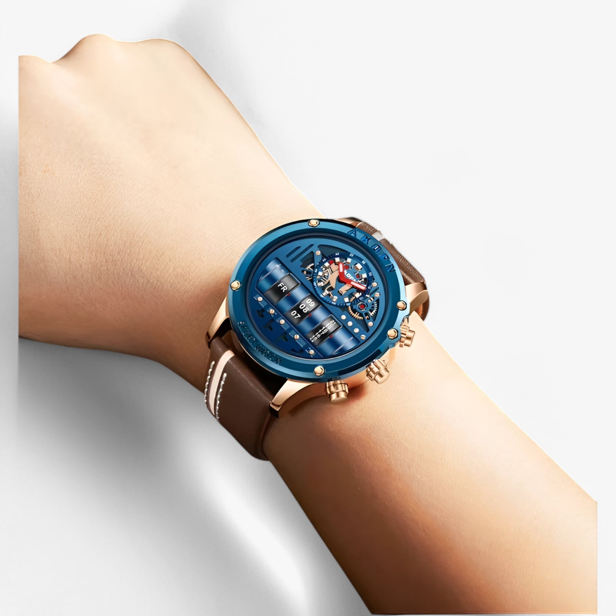 Sami | Militaire horloge met draaibare datum