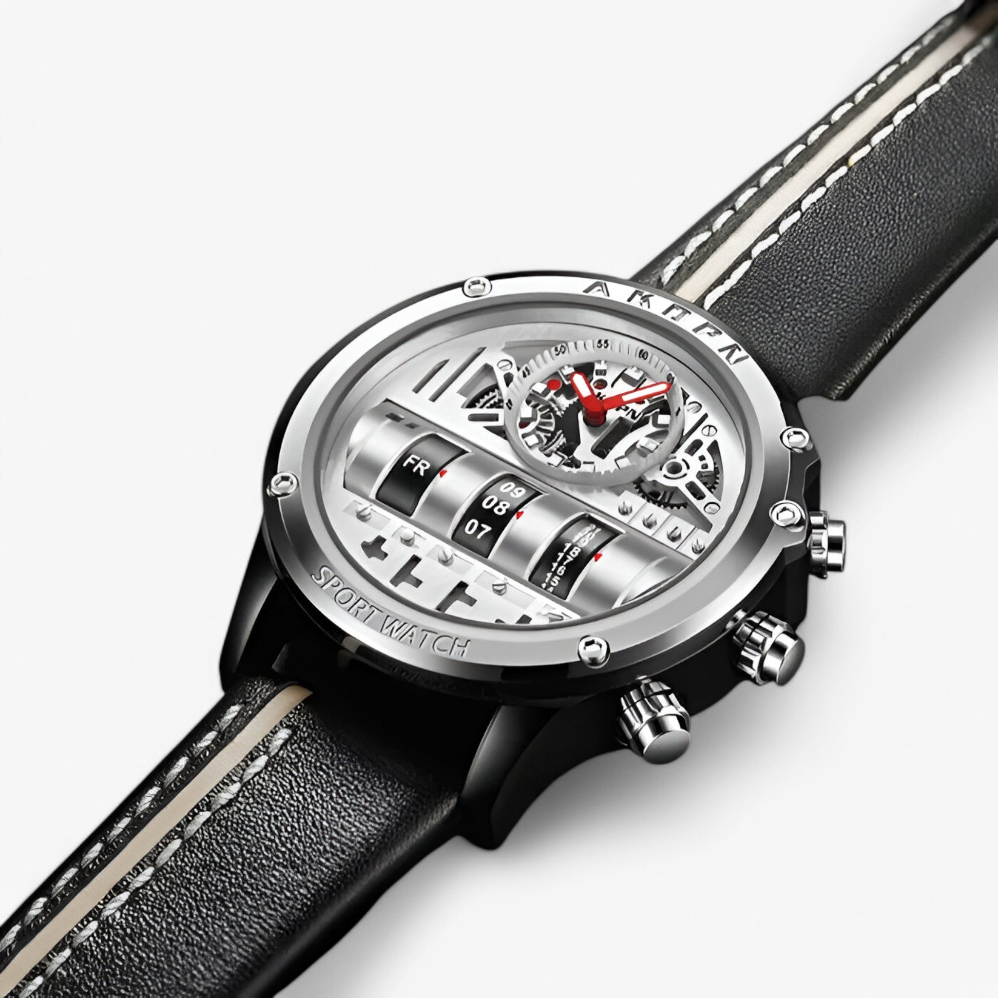 Sami | Militaire horloge met draaibare datum
