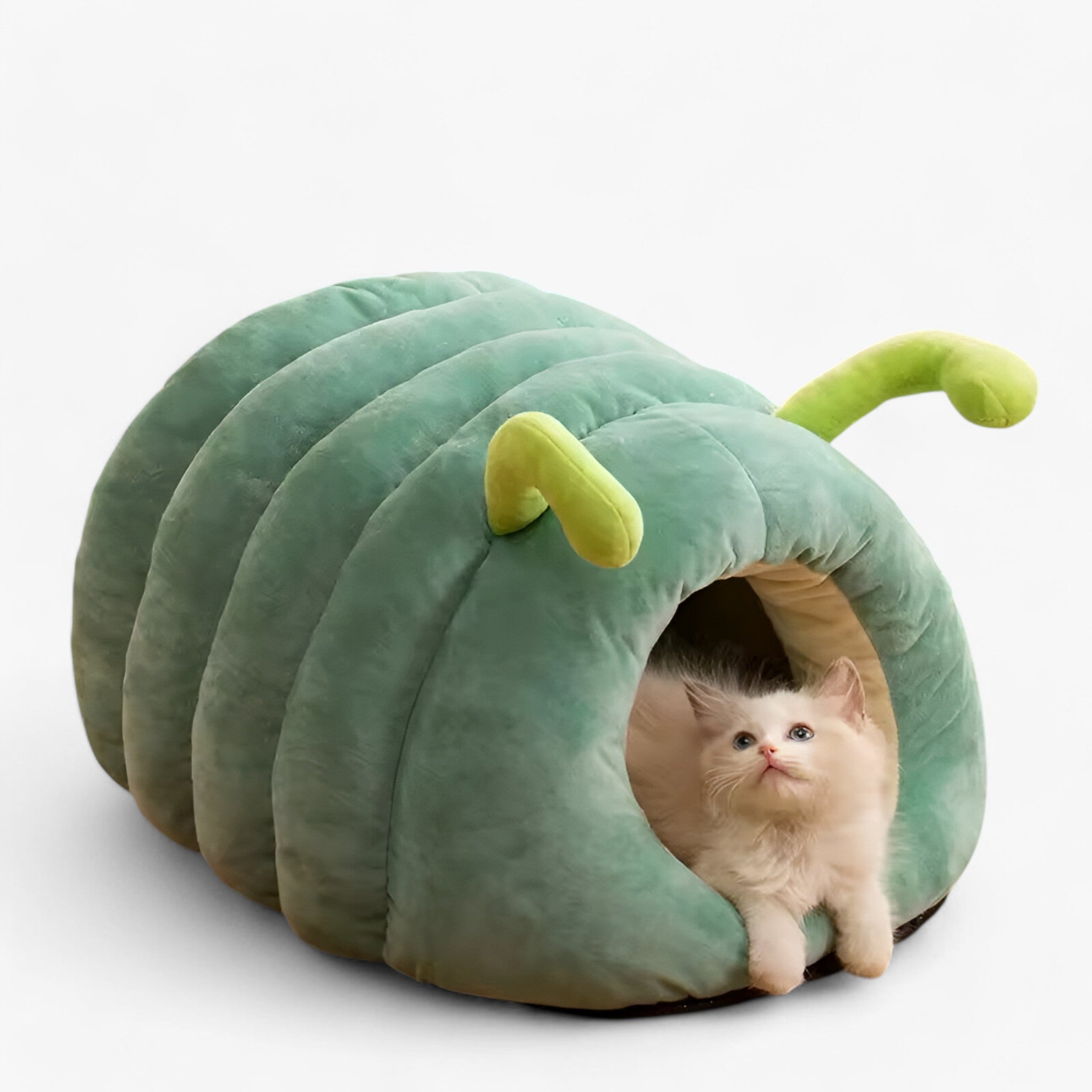 Frosty Haven | Winter Gezellig Huisdierbed met Warme Pluche Tent