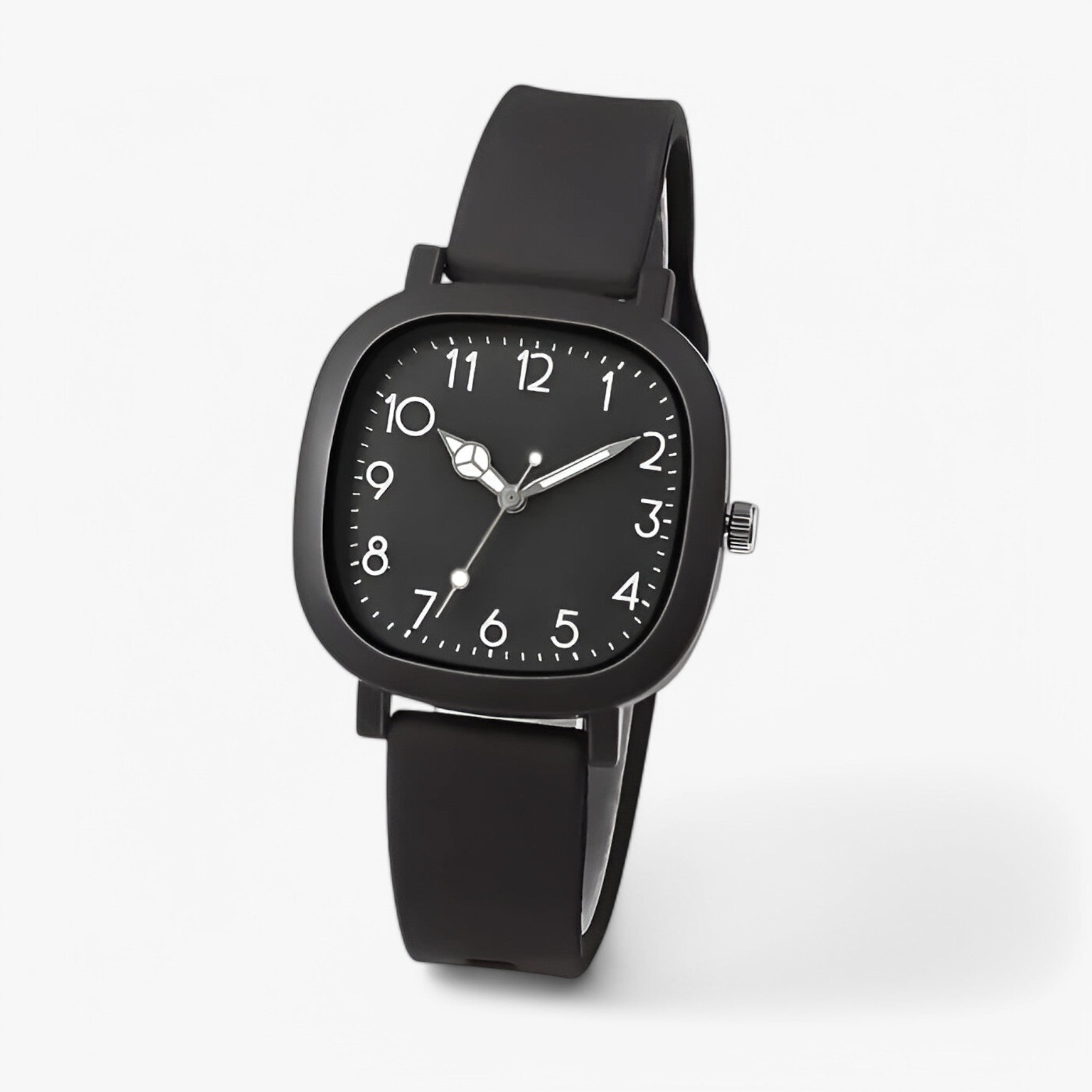 Tamar | Dameskwarts-siliconenhorloge, perfect als cadeau