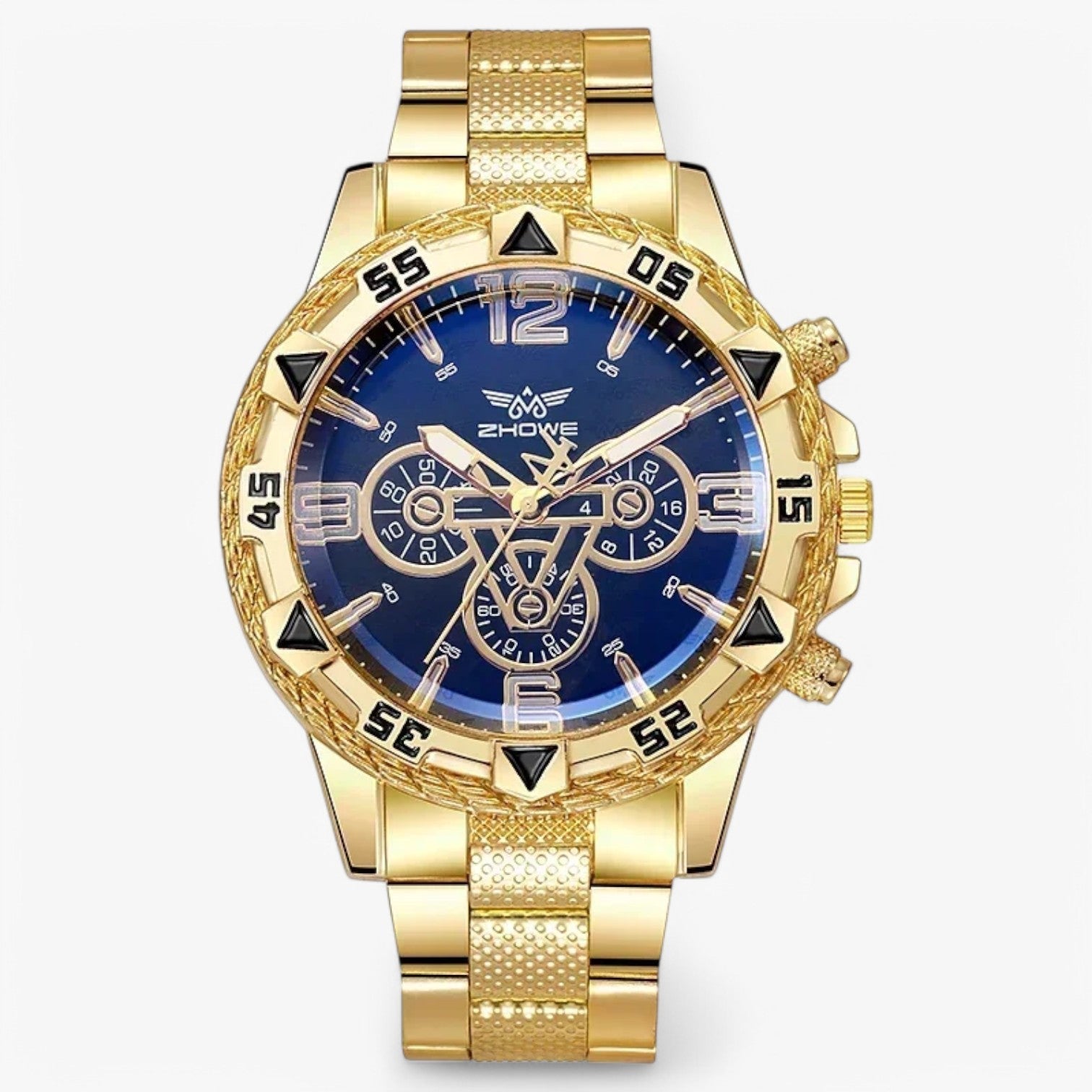 Vitalli | Luxe herenhorloge - Stijlvol en tijdloos met blauwe lichtaccenten