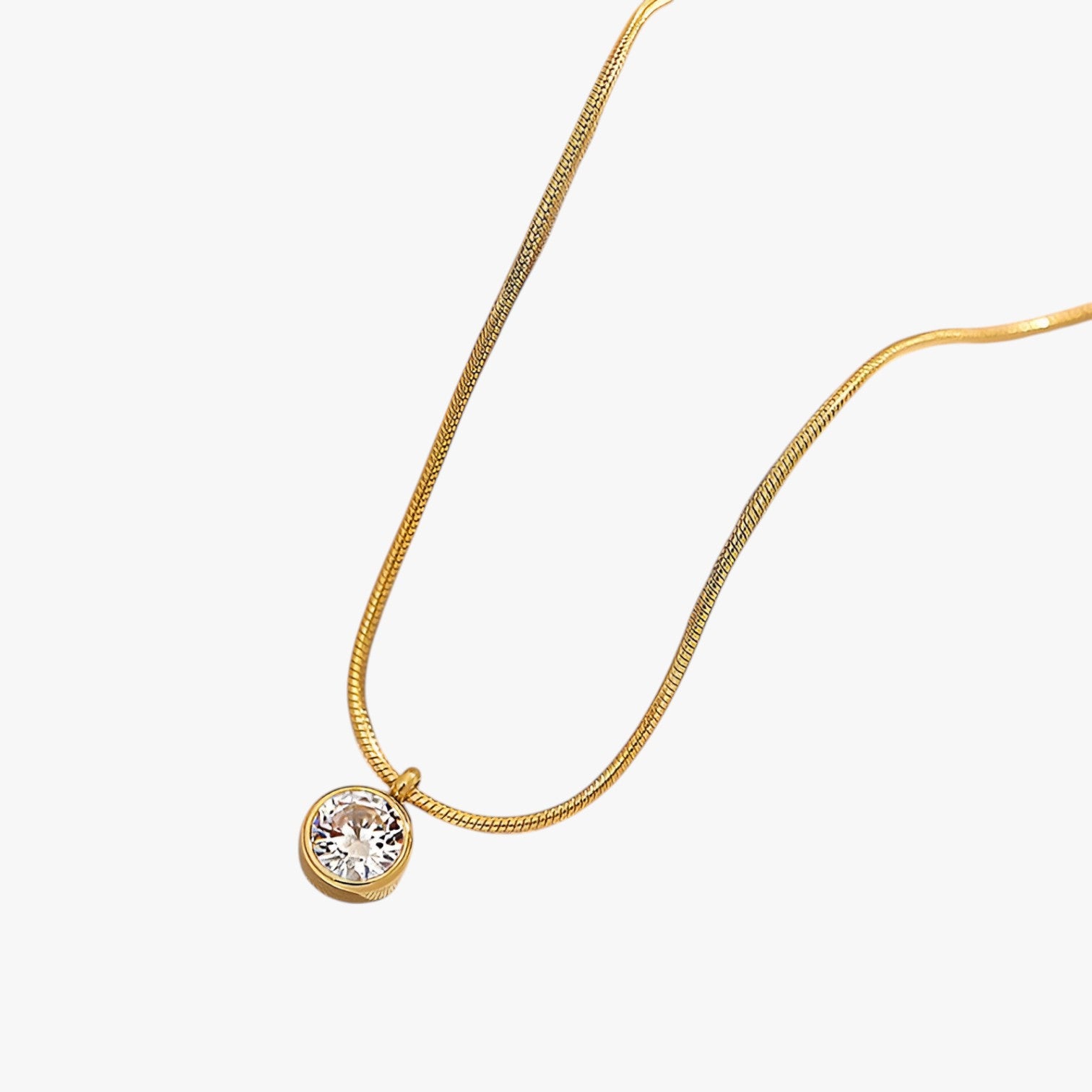 Nina | 2025 Glanzende Gouden Ketting – Eenvoudig, Elegant en Duurzaam