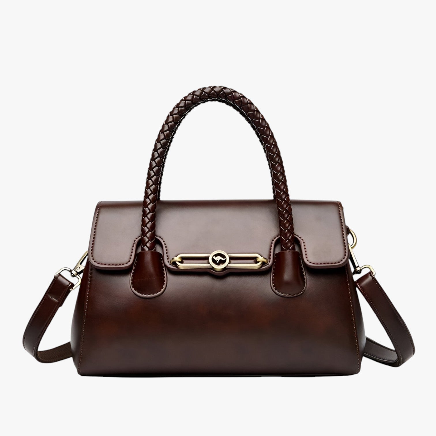 Bianca | Retro Dames Schoudertas Compact, Trendy & Duurzaam PU Leer