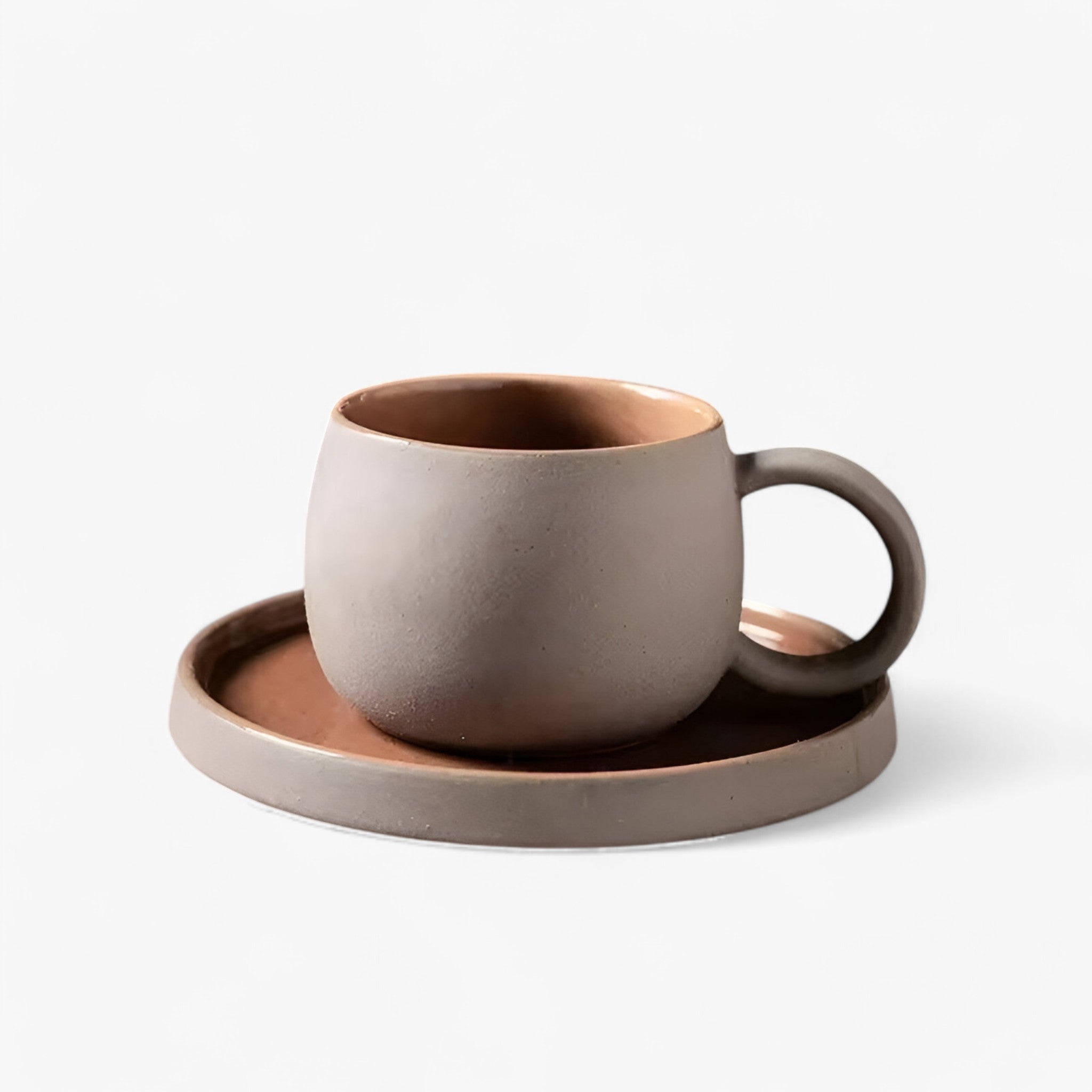 Sora | Minimalistische Japanse Espressoset met Kop en Schotel