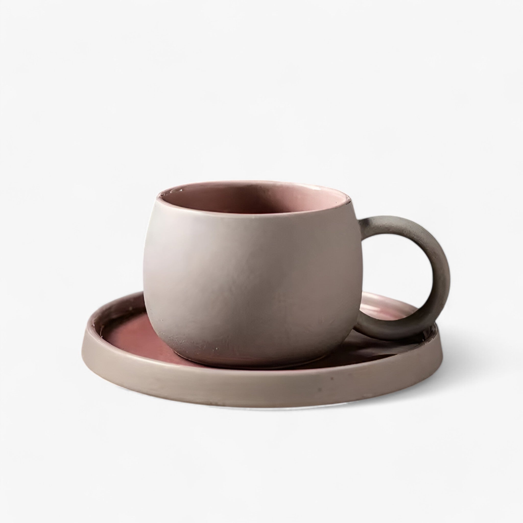 Sora | Minimalistische Japanse Espressoset met Kop en Schotel