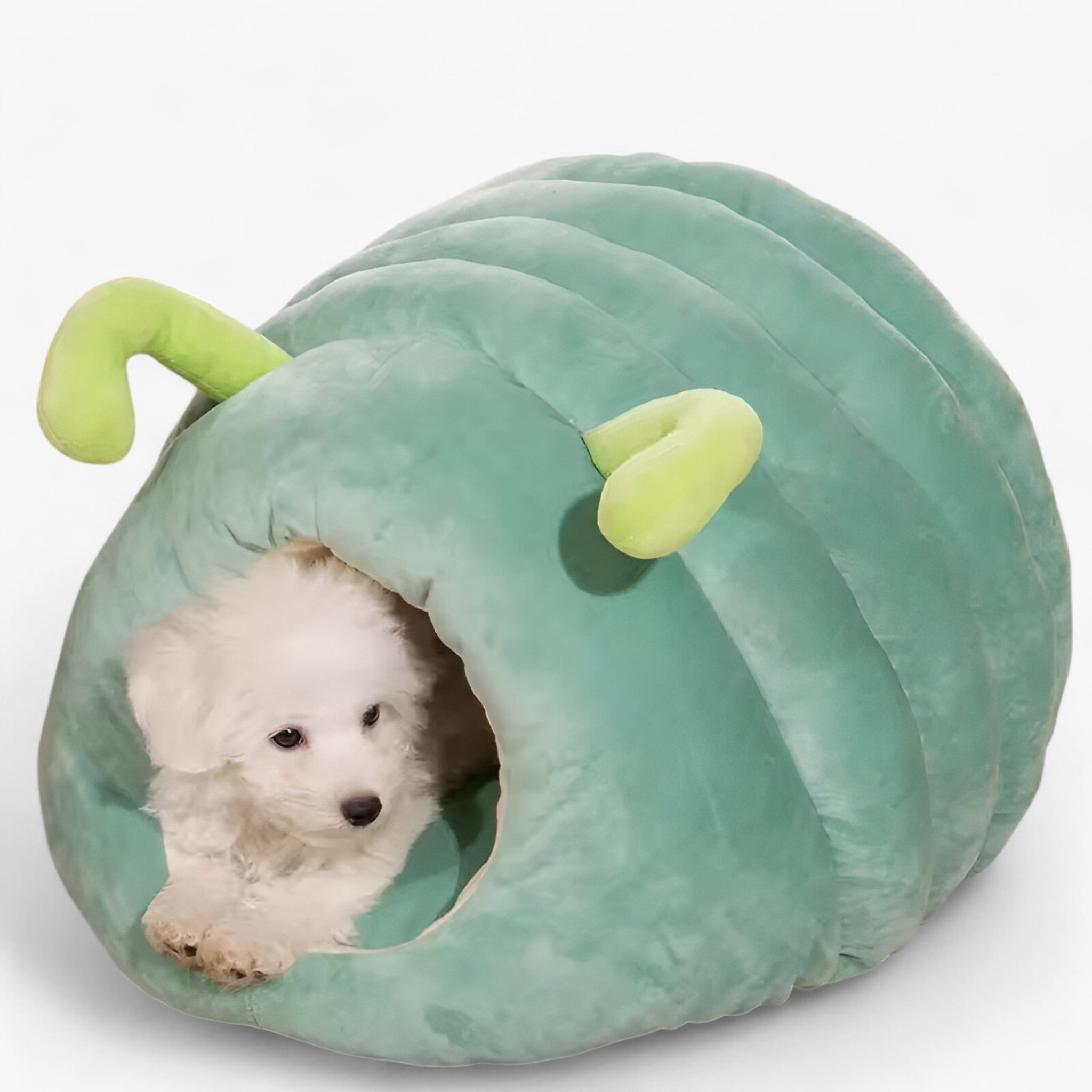 Frosty Haven | Winter Gezellig Huisdierbed met Warme Pluche Tent