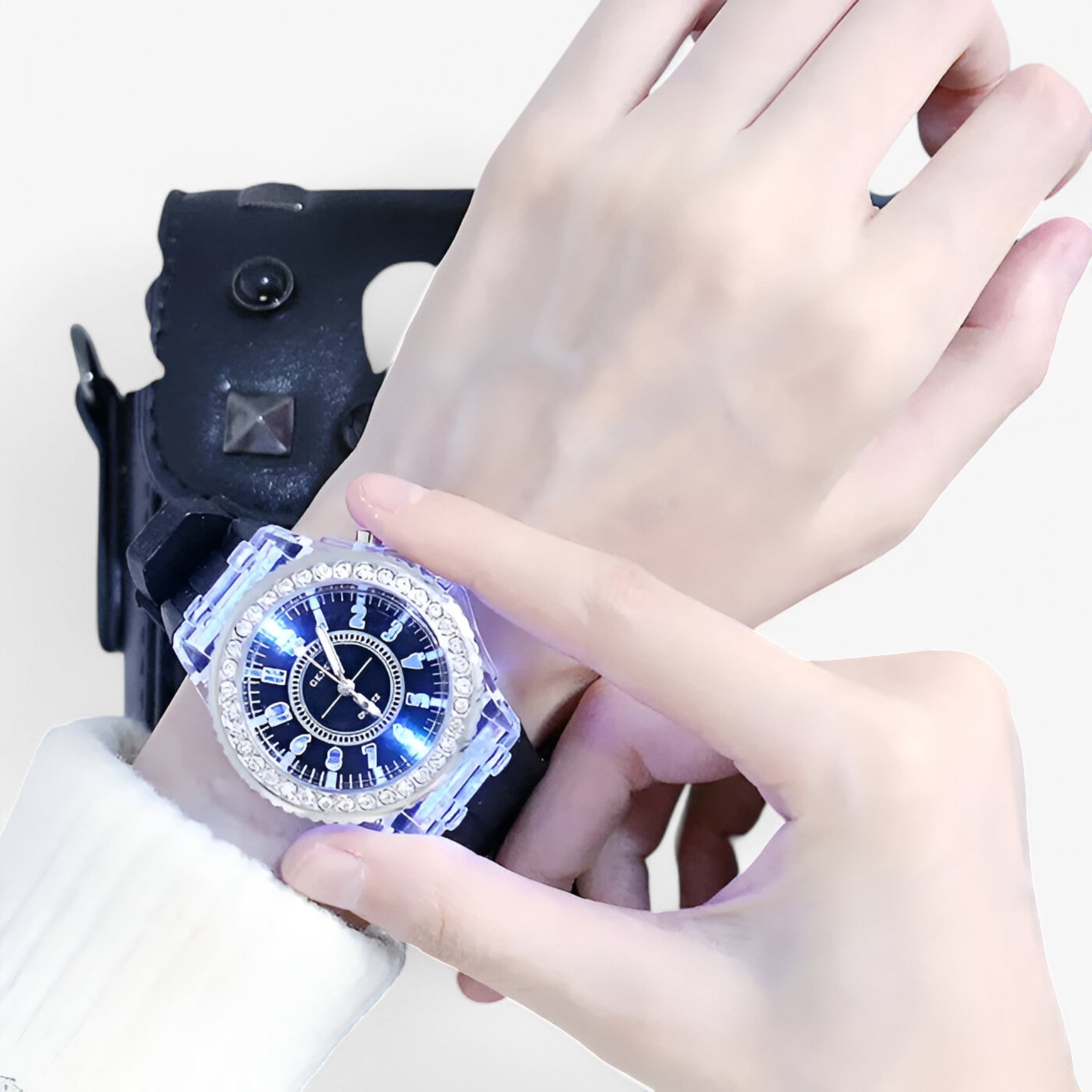 Francis | LED-licht gelhorloge