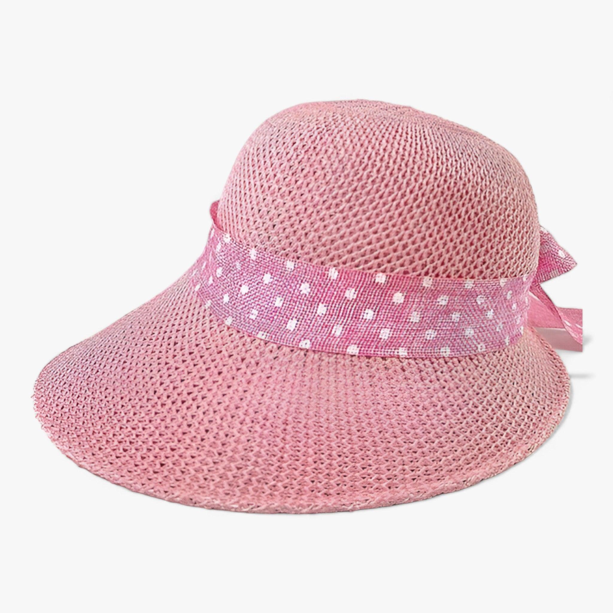 BELLE | Zonnehoed met brede rand - Elegant UV-schild Roze BELLE | Zonnehoed met brede rand - Elegant UV-schild - Werqino