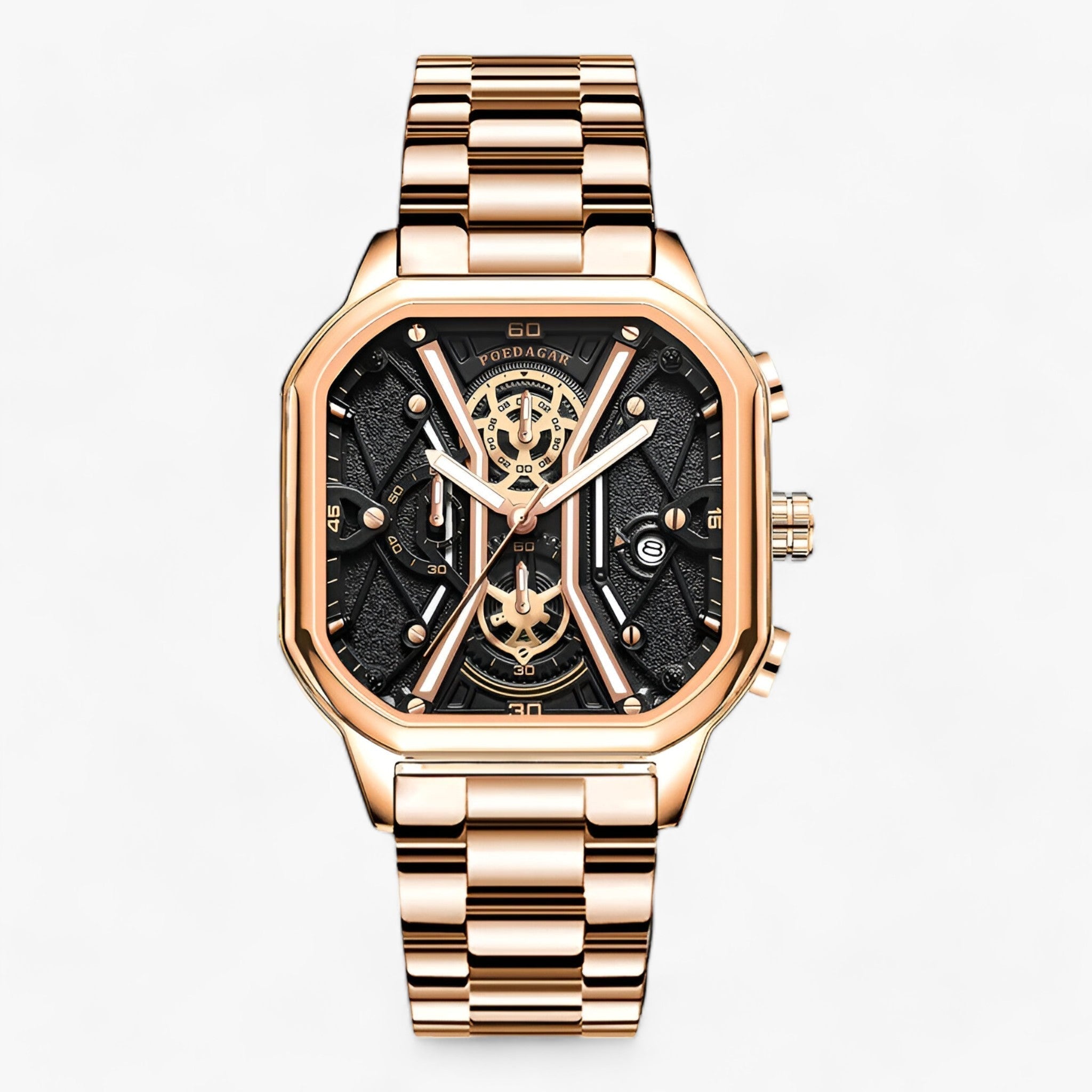 STJERNE | Chronograaf Horloge - Tijdloze schoonheid en eersteklas precisie Roségoud Goud S STJERNE | Chronograph Uhr - Zeitlose Eleganz und Präzision - €25 - Werqino Amsterdam