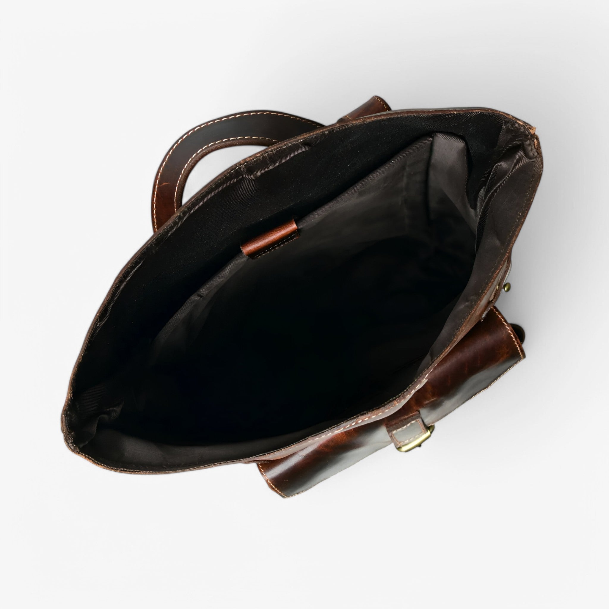 Zaino Roll-Top marrone Saddleback