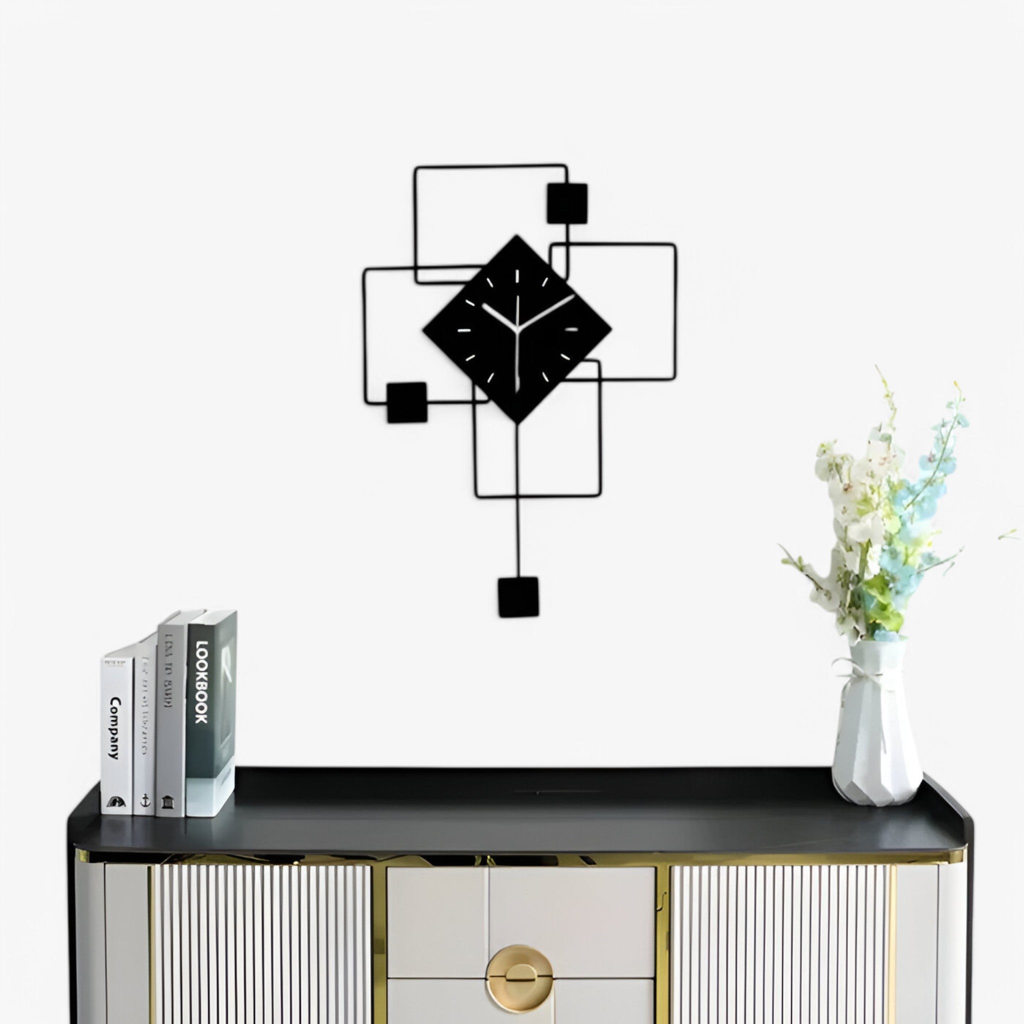 Ash - Stijlvolle Grote Wandklok