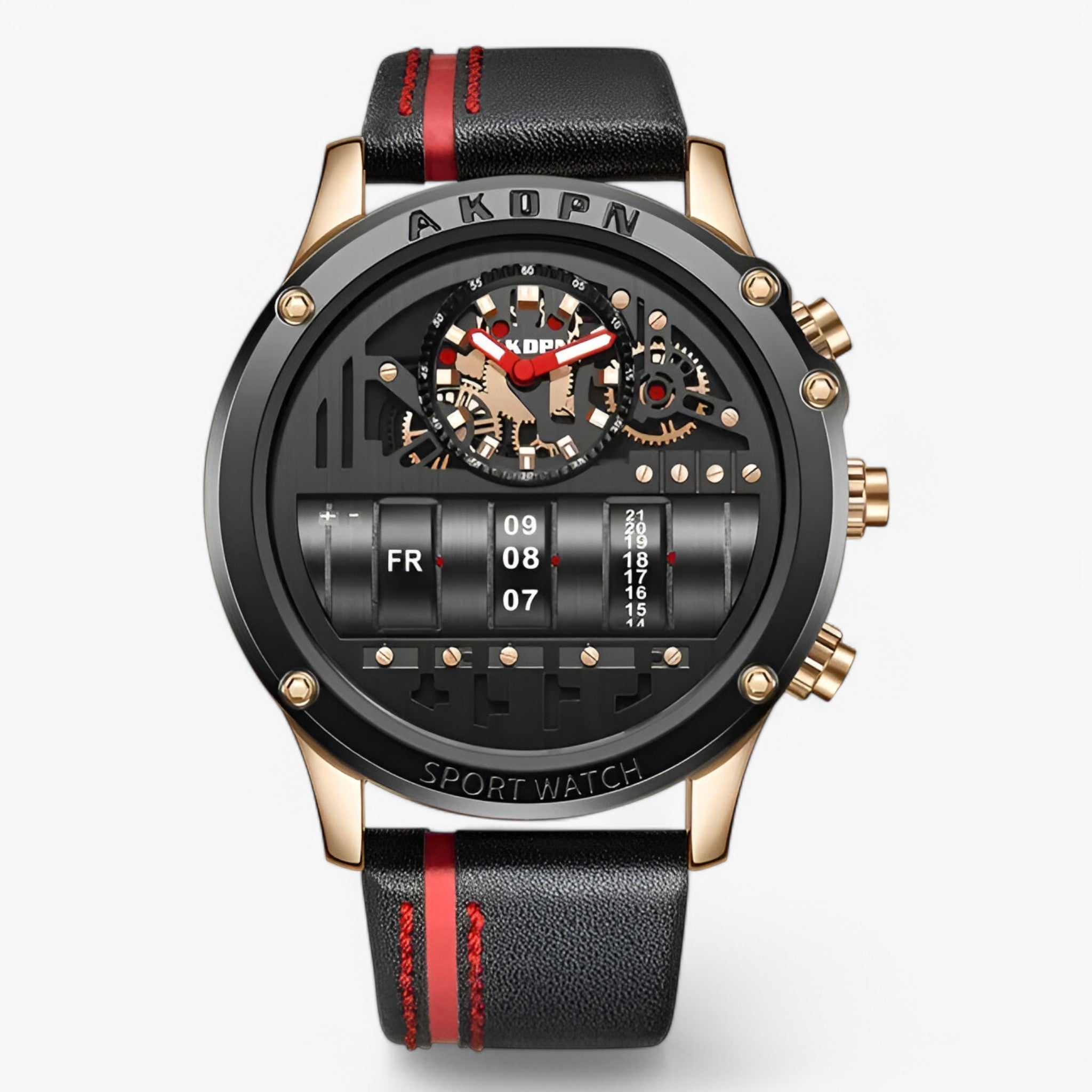 Sami | Militaire horloge met draaibare datum