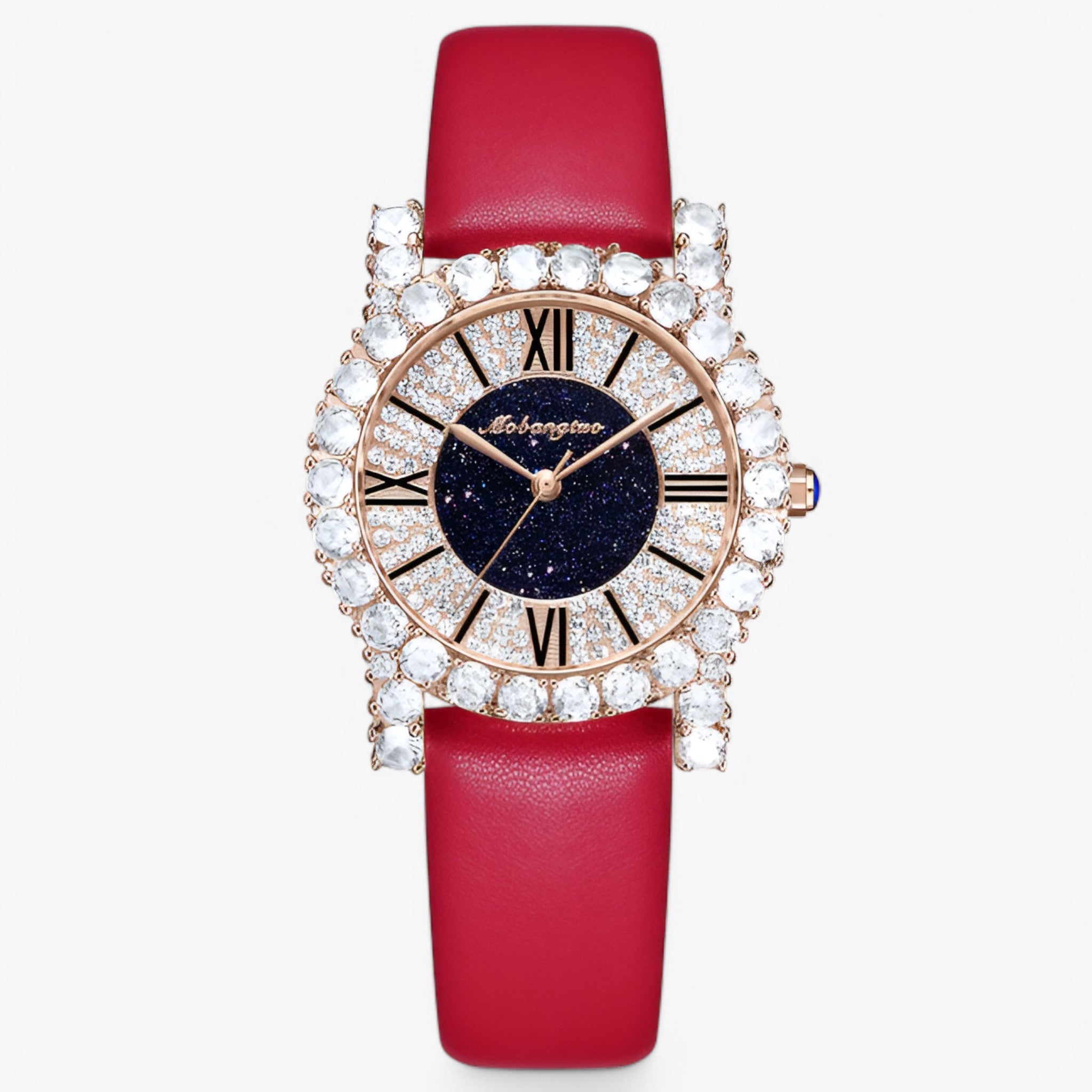 Beatris – Elegant dameshorloge met kristallen en diamanten