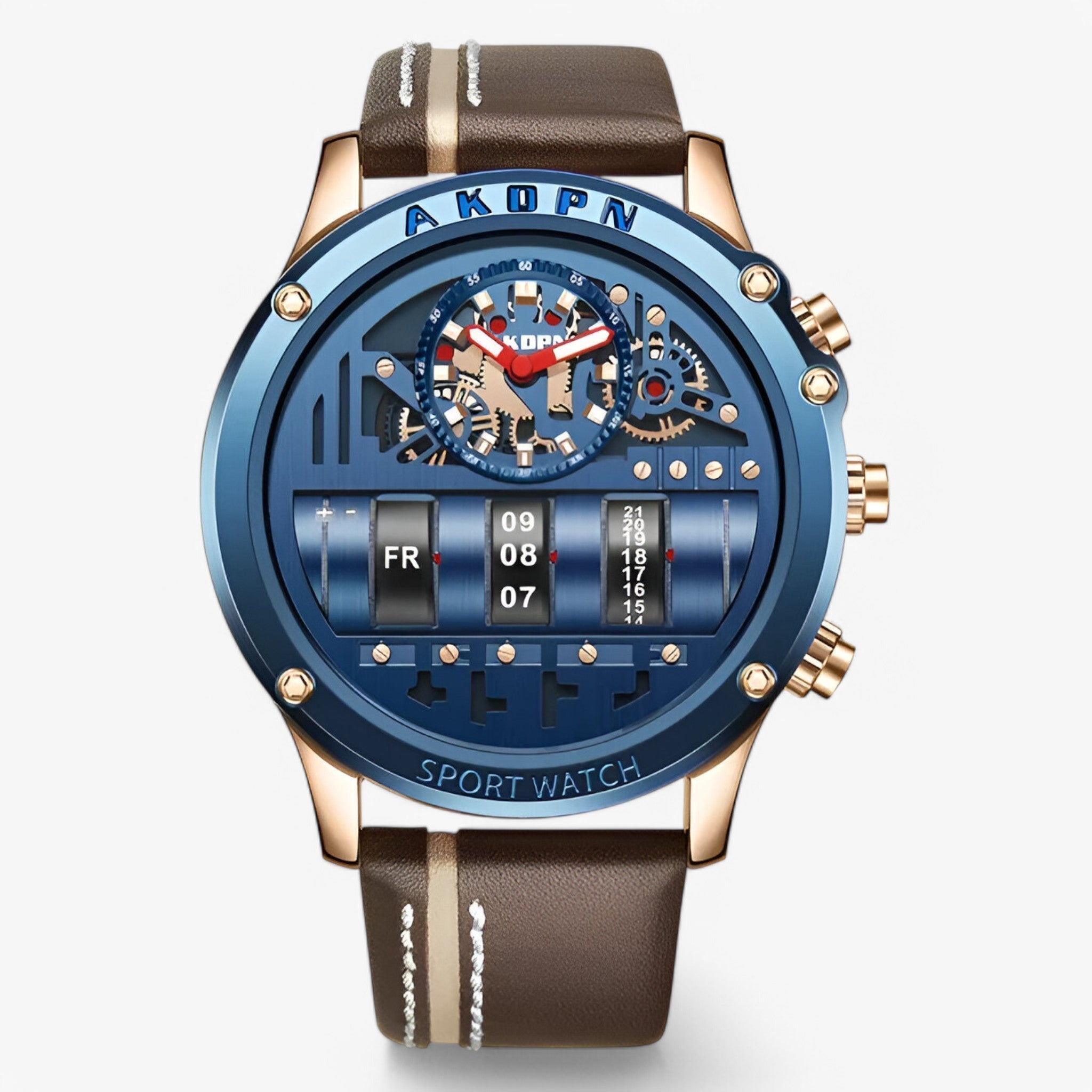 Sami | Militaire horloge met draaibare datum