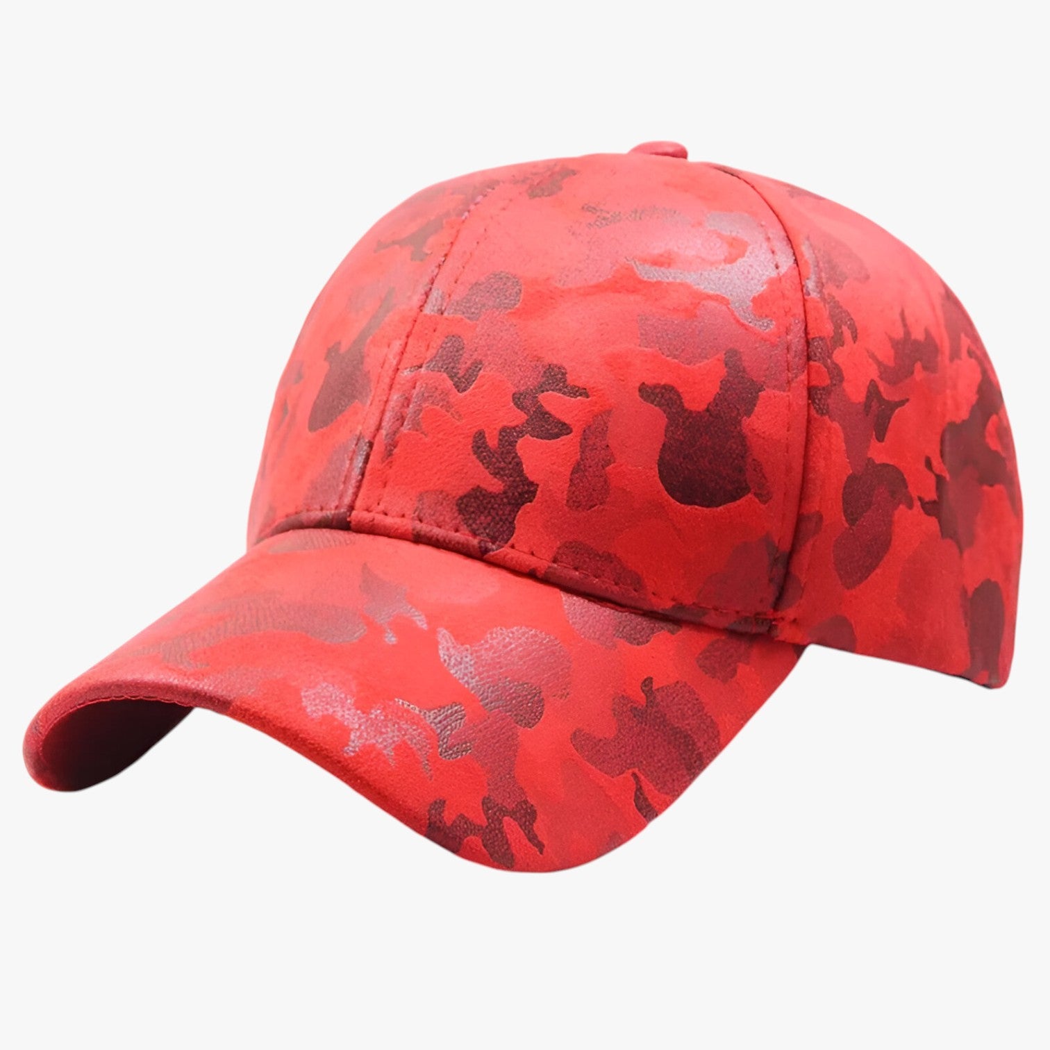 Carson | Stijlvol en comfortabel – Camouflage suède baseballpet voor elke look