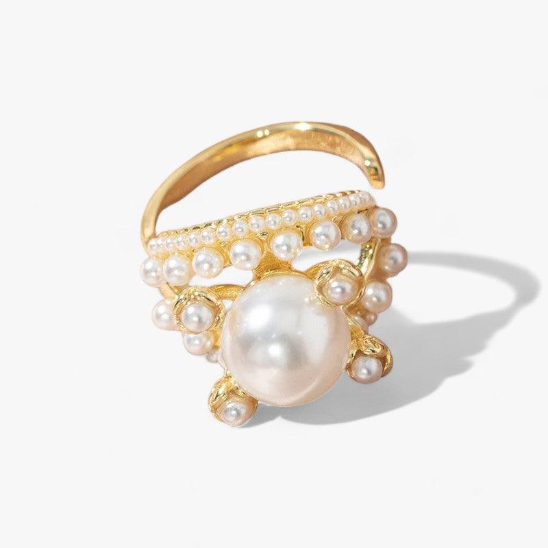 Elegantia | Ring - Luxe Charme Gouden kleur Elegantia | Ring - Luxe Charme- €25 - Werqino