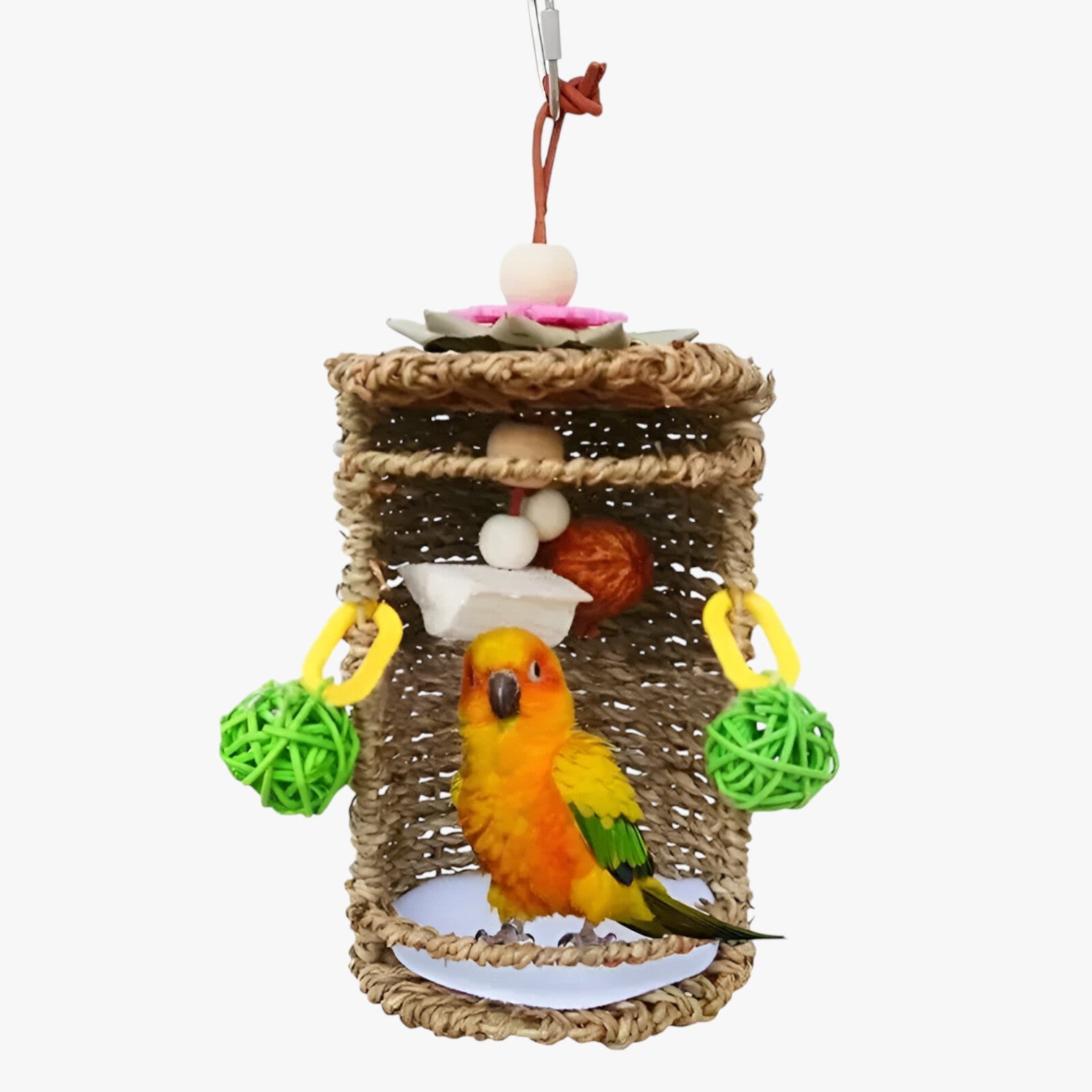 Carlos | Gezellige hanghut voor vogels – Comfortabele nest- en speelruimte