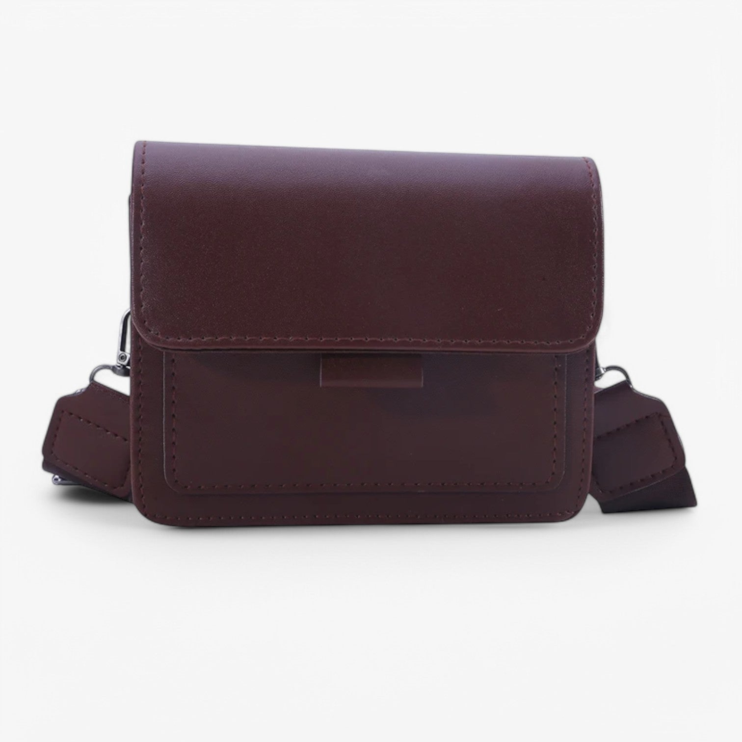 Clara | Retro & Ruime Schoudertas met Brede Riem
