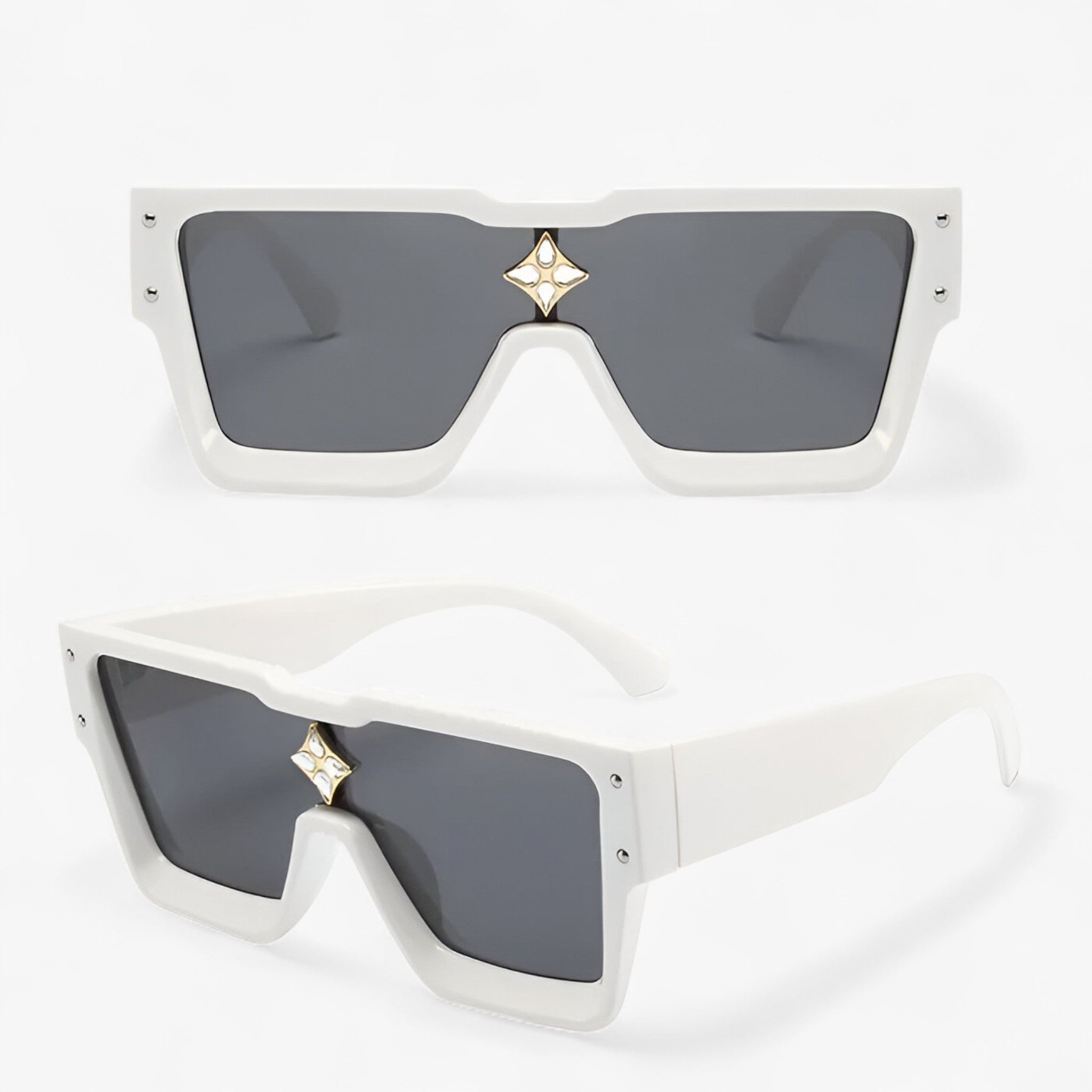 Victor | Unisex vierkante zonnebril met UV400-bescherming