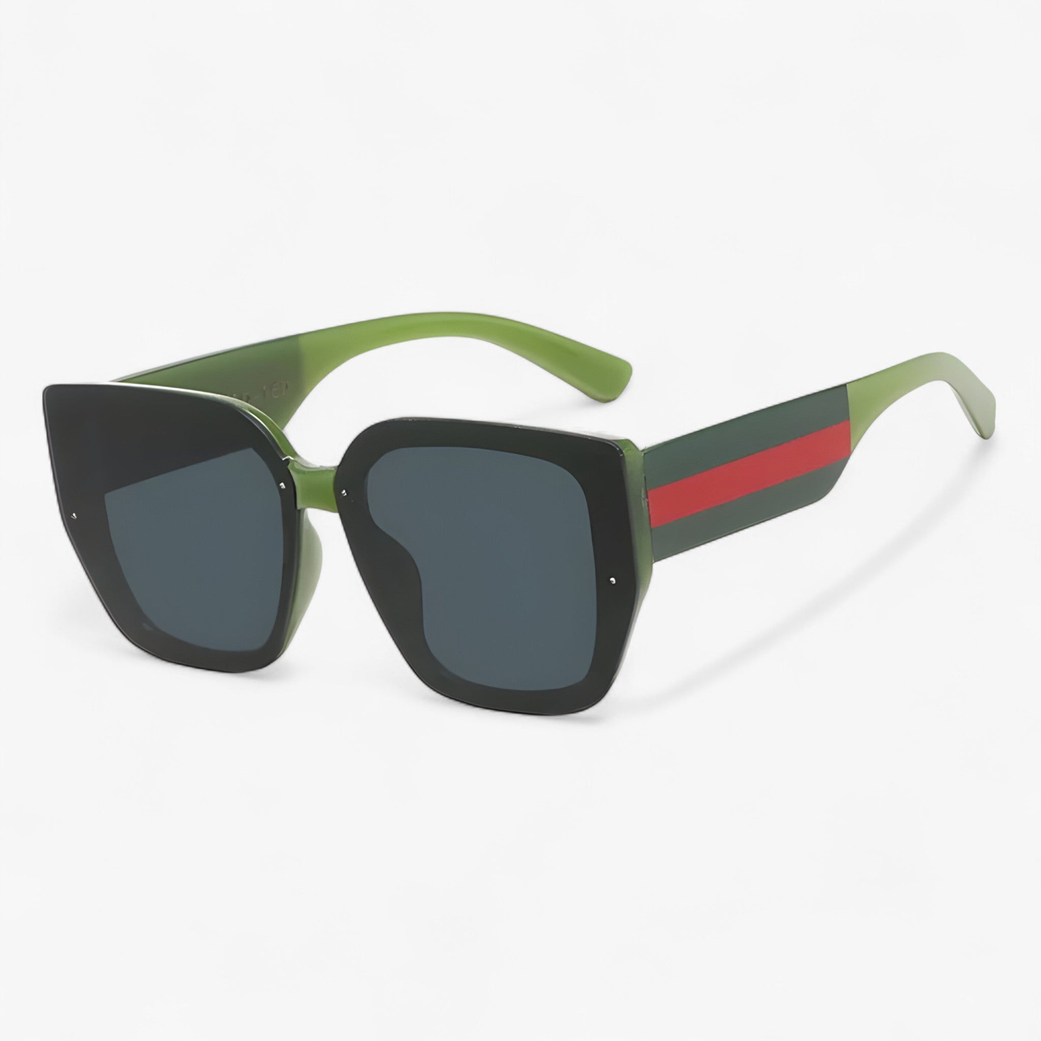 Roco | Retro multi-kleurige polygonale zonnebril voor dames