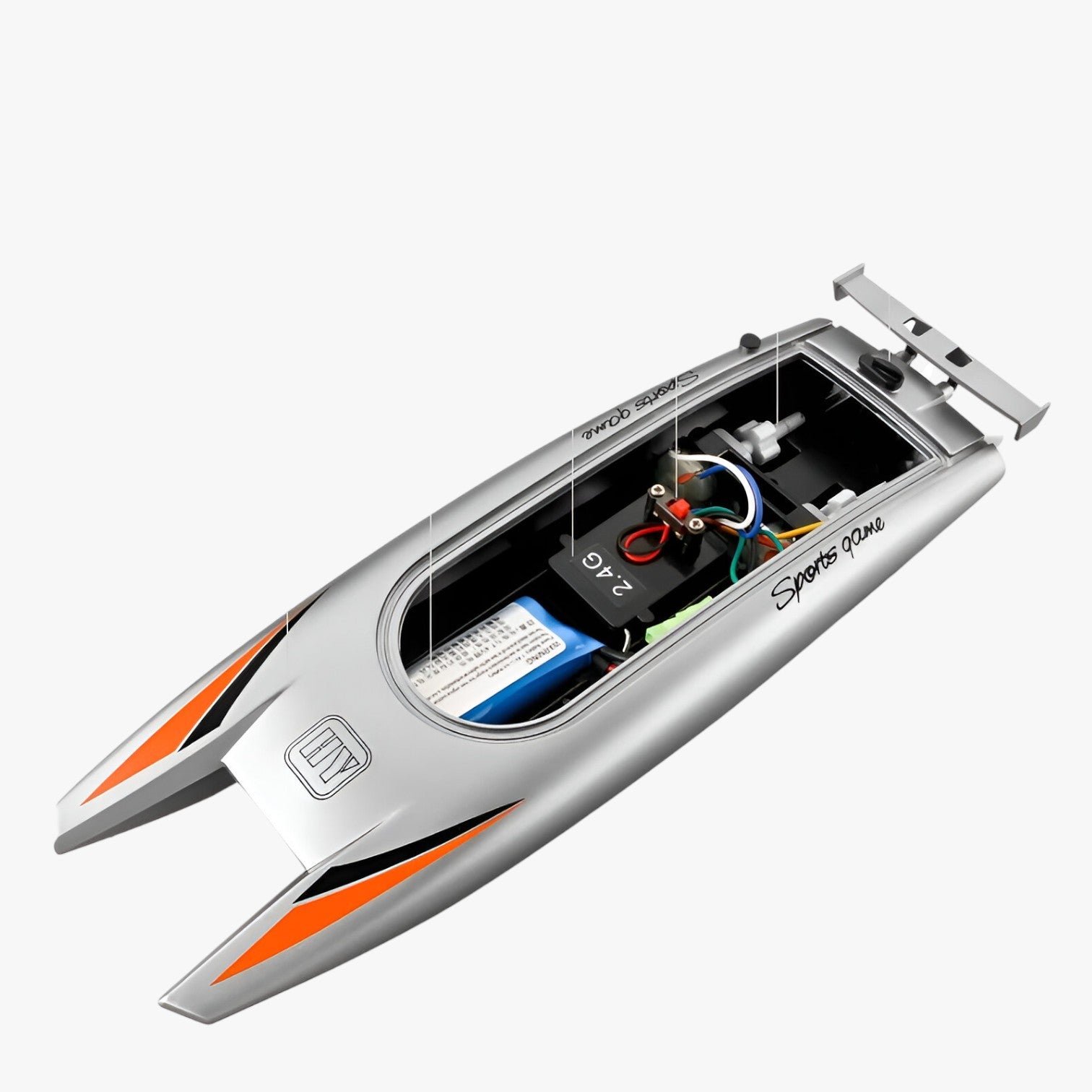 Mikael | Bliksemsnelle besturing – Professionele 2.4G RC-speedboot