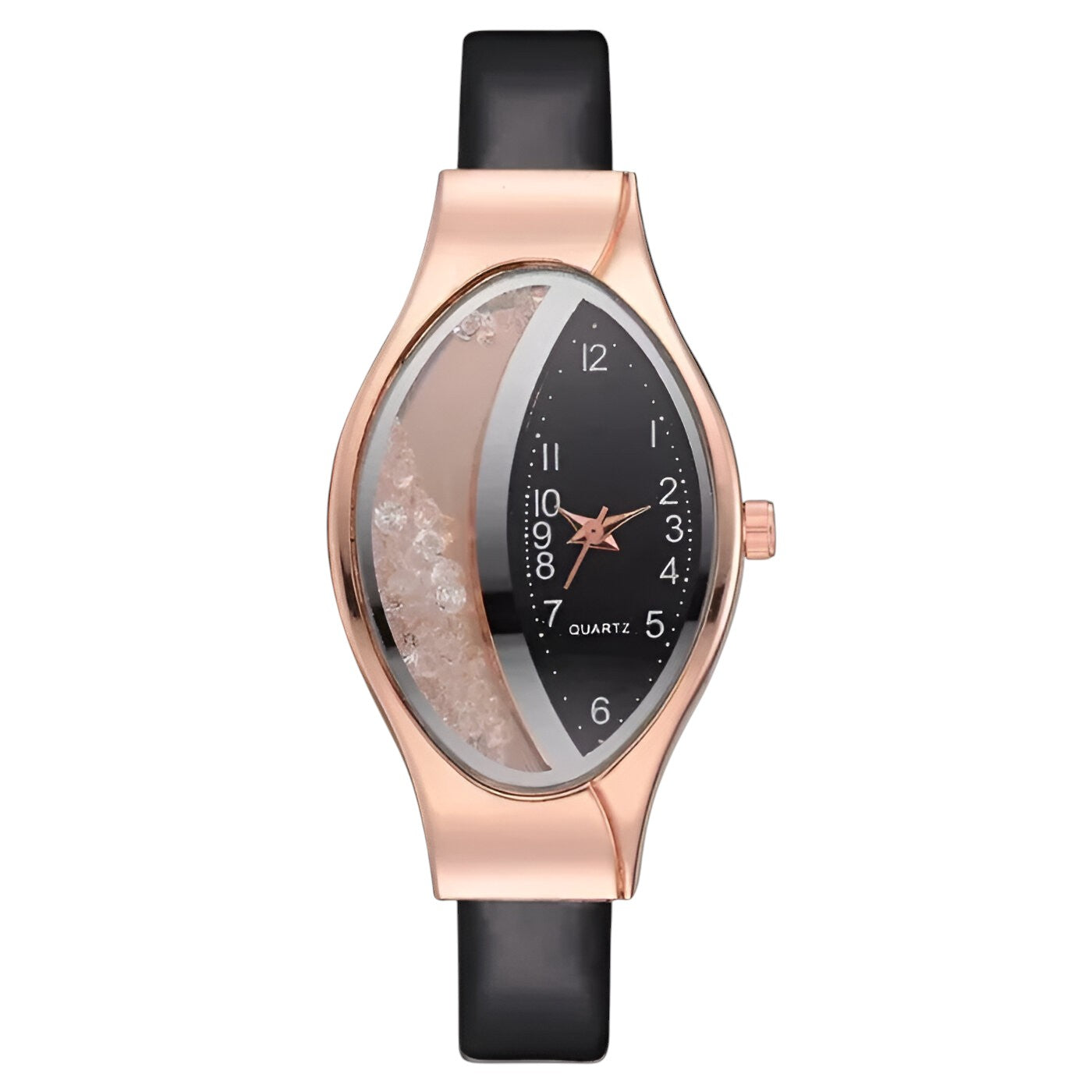 Camille | Luxe diamanten quartz dameshorloge