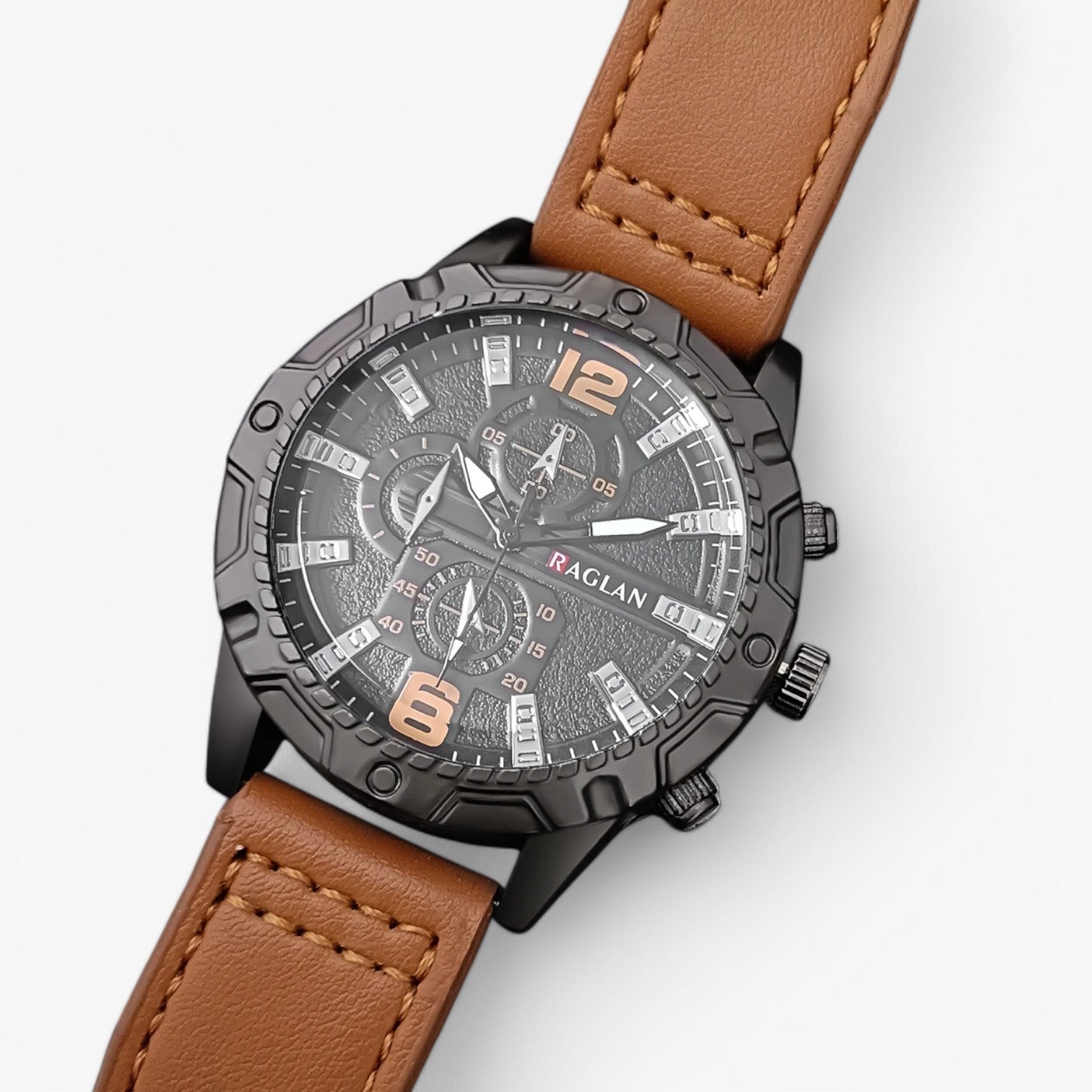 Viggo | Stijlvol & Comfortabel – Leren Band Horloge voor Mannen