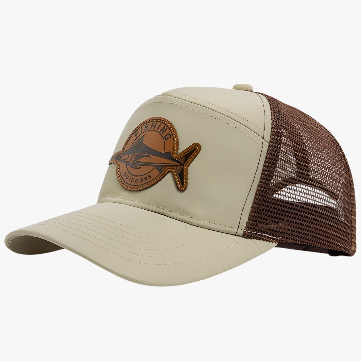 Caden | Stijlvol – Zomerse trucker cap met mesh en leren label