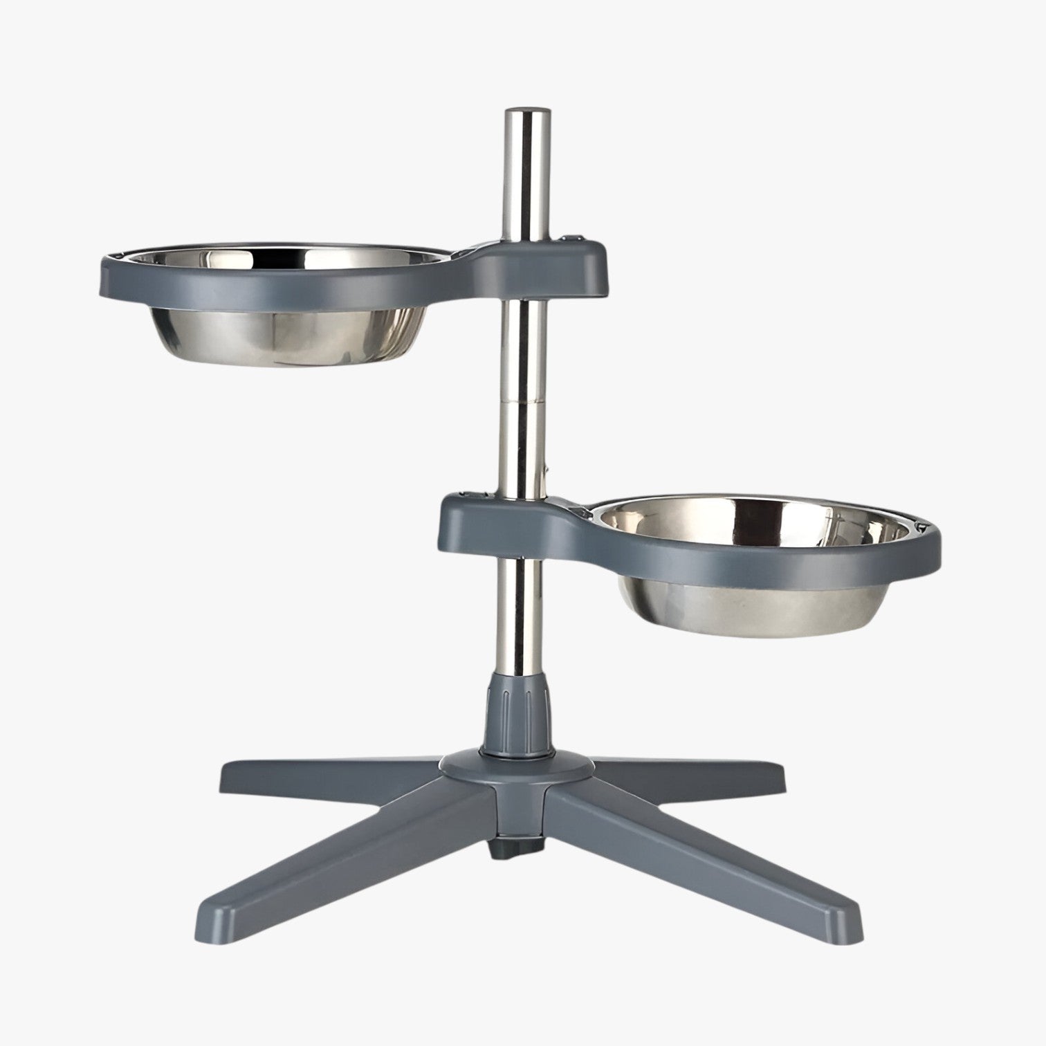 Zircon | Verstelbare Hondeneetbak met RVS Schalen   Ergonomisch & Duurzaam