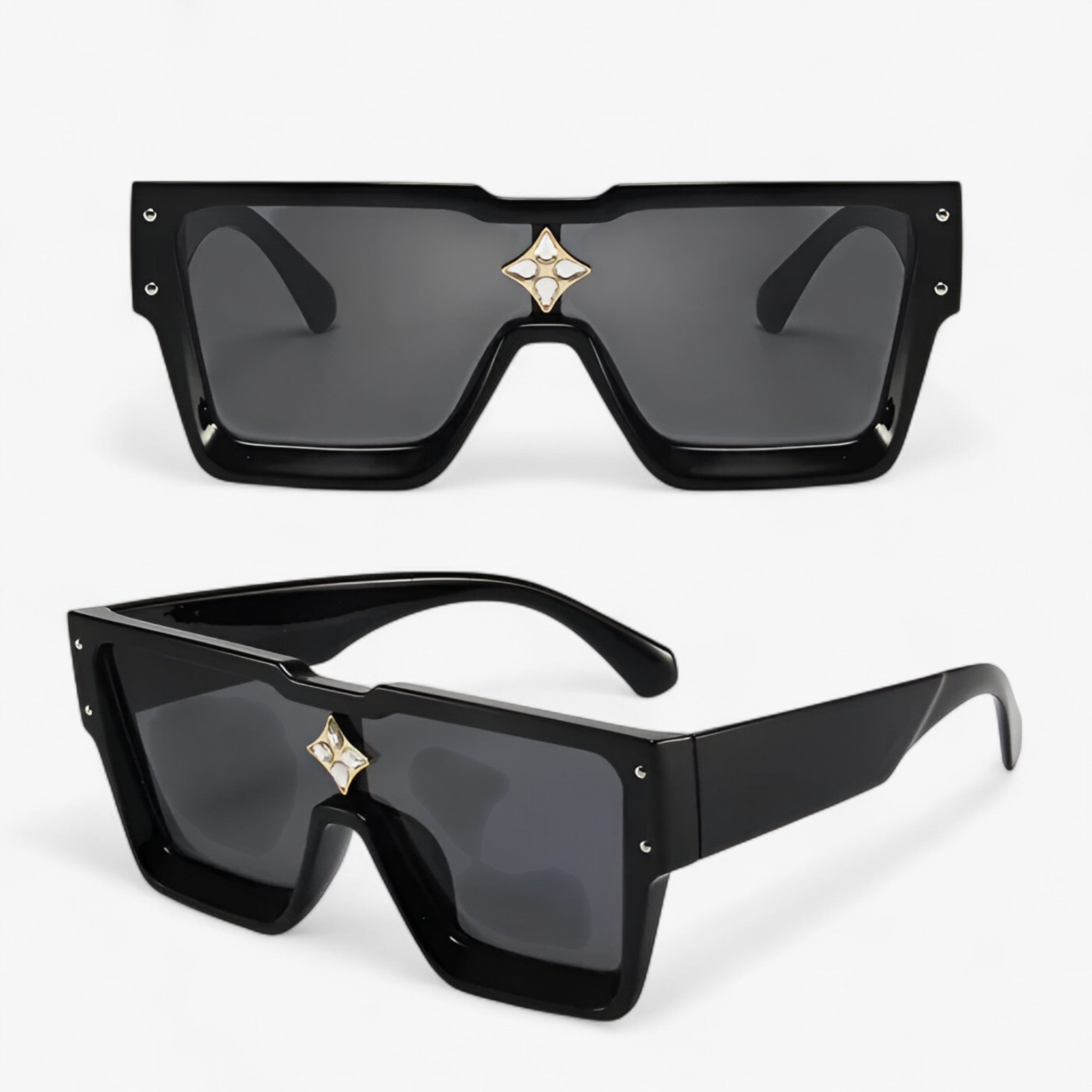 Victor | Unisex vierkante zonnebril met UV400-bescherming