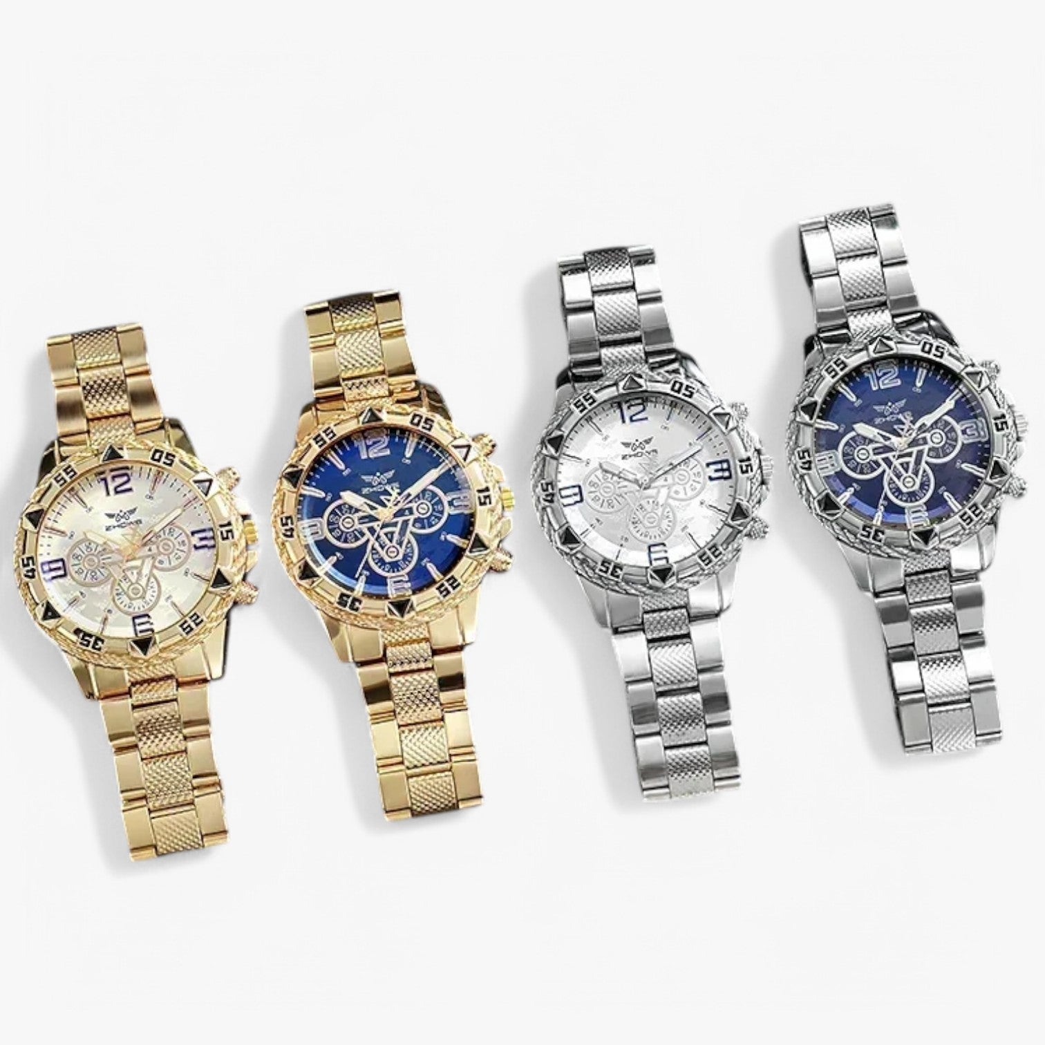 Vitalli | Luxe herenhorloge - Stijlvol en tijdloos met blauwe lichtaccenten