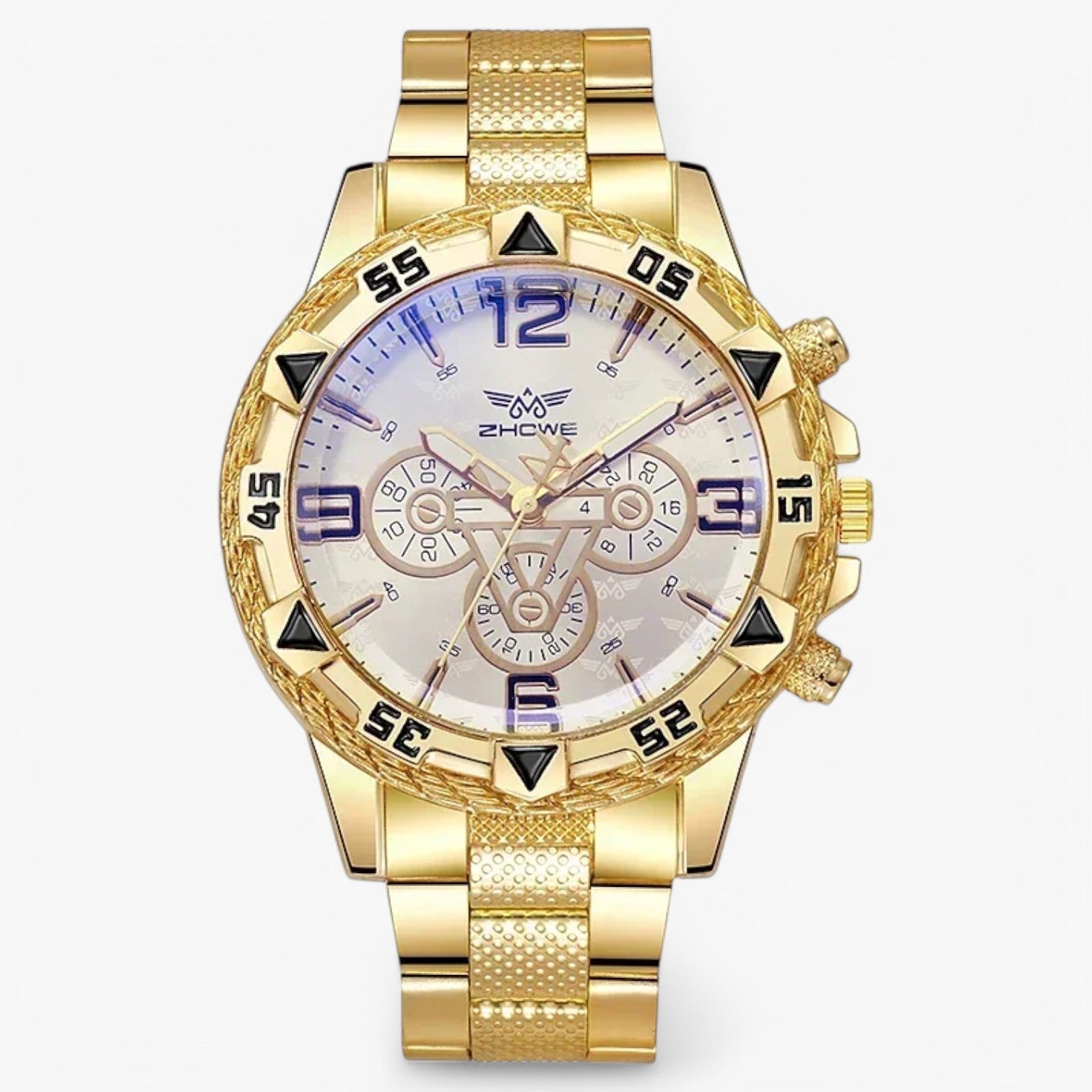 Vitalli | Luxe herenhorloge - Stijlvol en tijdloos met blauwe lichtaccenten