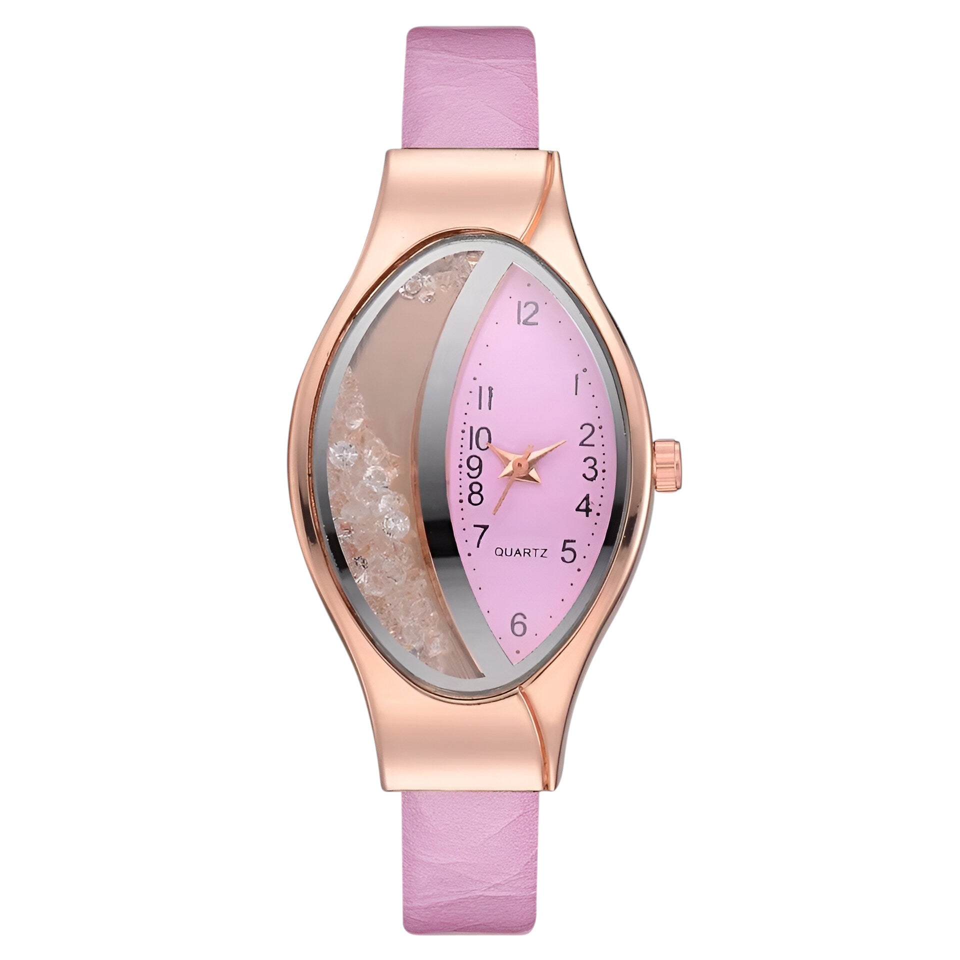 Camille | Luxe diamanten quartz dameshorloge