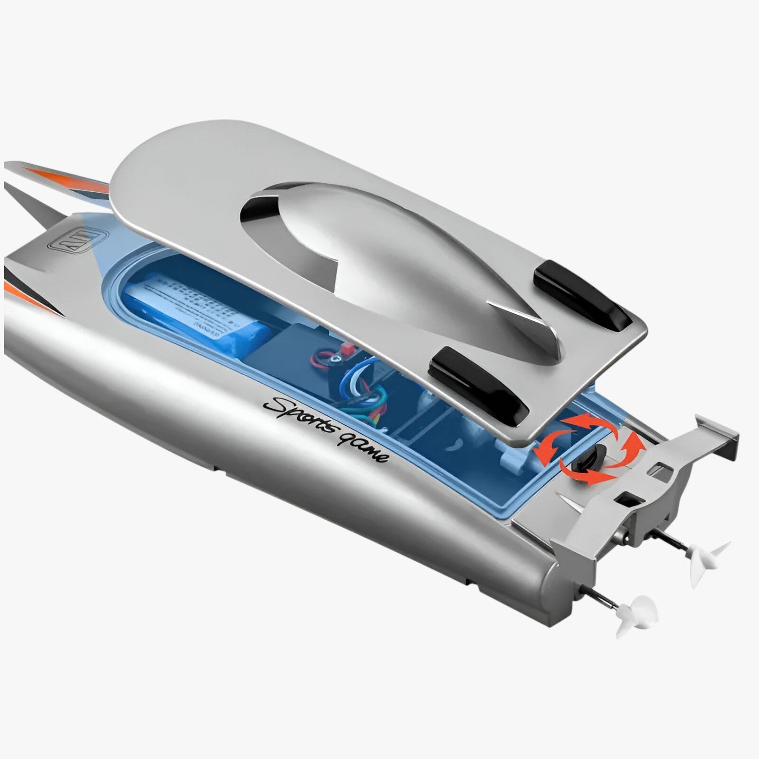 Mikael | Bliksemsnelle besturing – Professionele 2.4G RC-speedboot