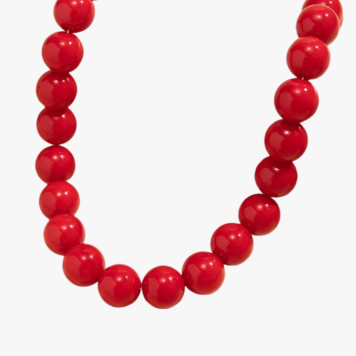 Callie | Opvallende kleur: lichte geometrische kralenketting 2024