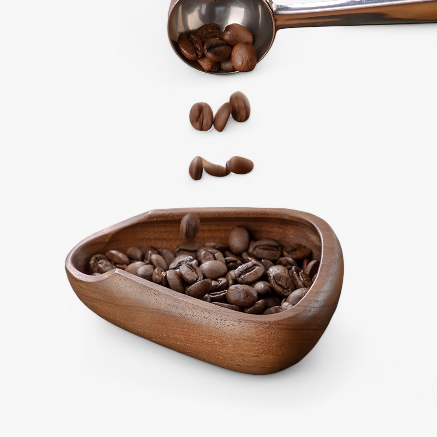 Chad | Walnut Coffee Dosing Cup – Nauwkeurige meting en stijlvol design