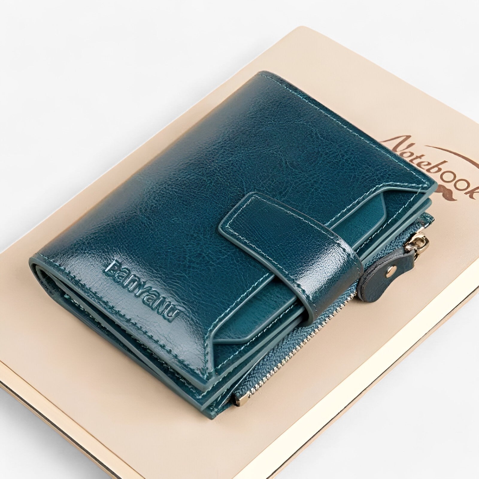 Eliza | Elegante RFID-beschermende leren portemonnee met ruimte voor pasjes en rijbewijs
