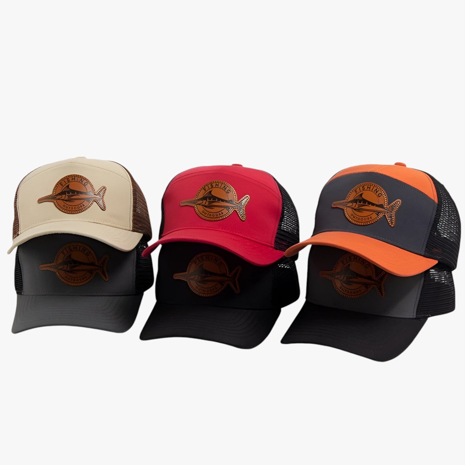 Caden | Stijlvol – Zomerse trucker cap met mesh en leren label