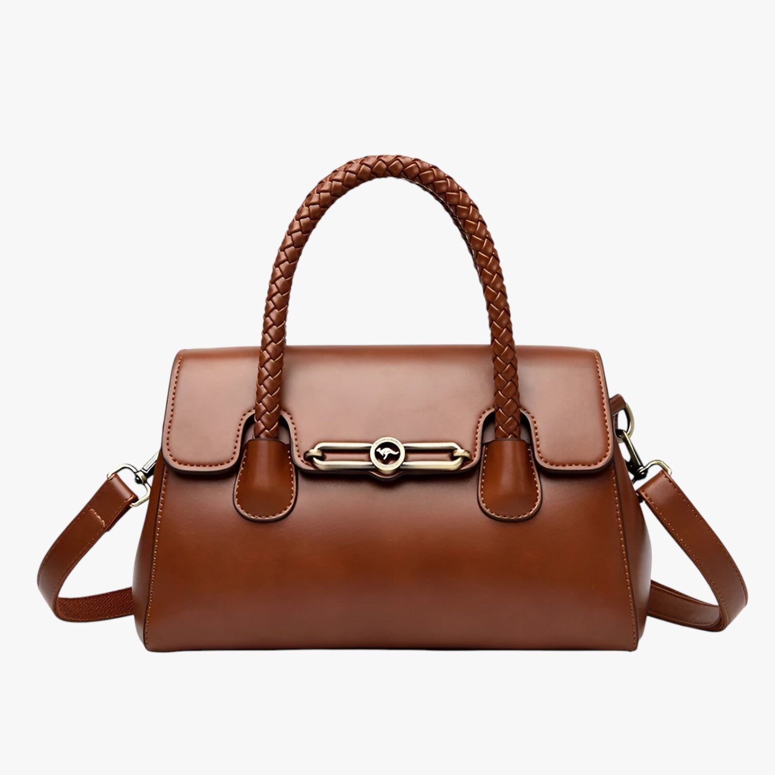 Bianca | Retro Dames Schoudertas  Compact, Trendy & Duurzaam PU Leer