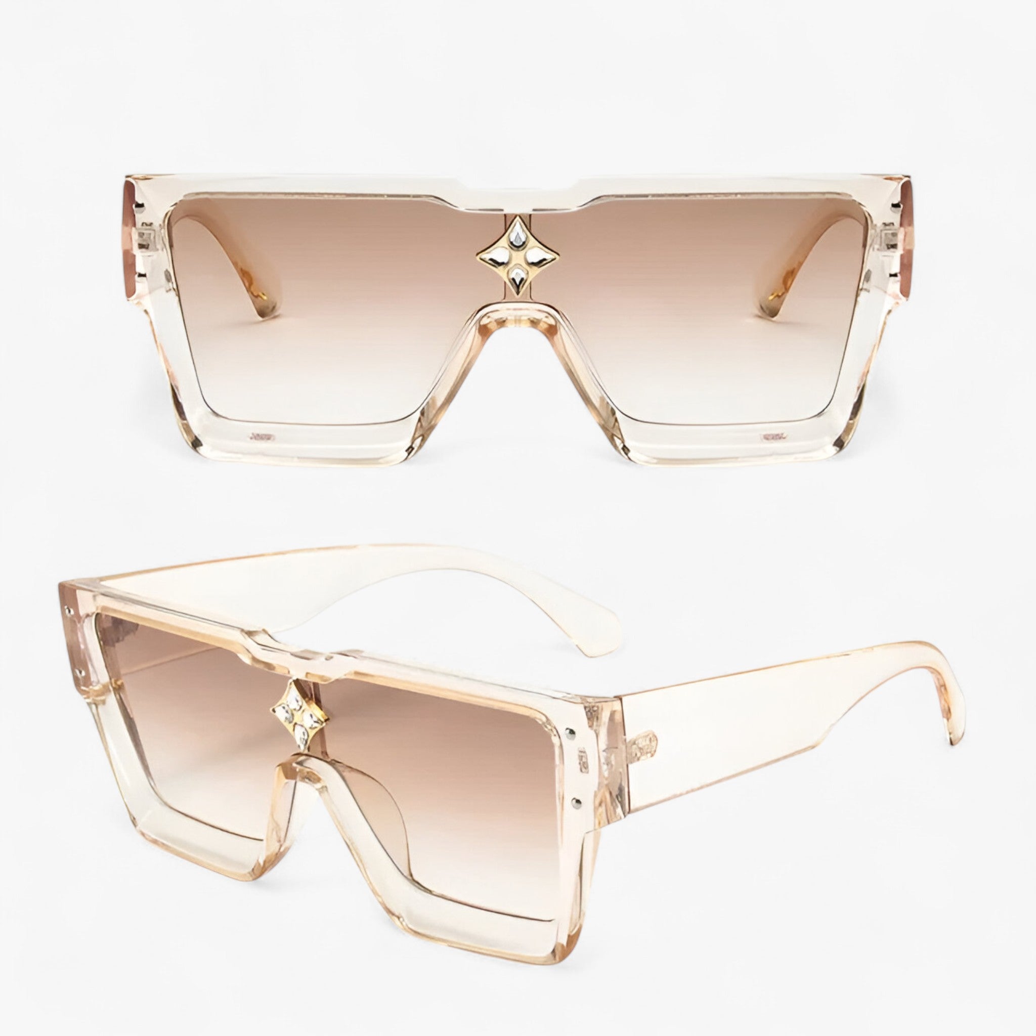 Victor | Unisex vierkante zonnebril met UV400-bescherming
