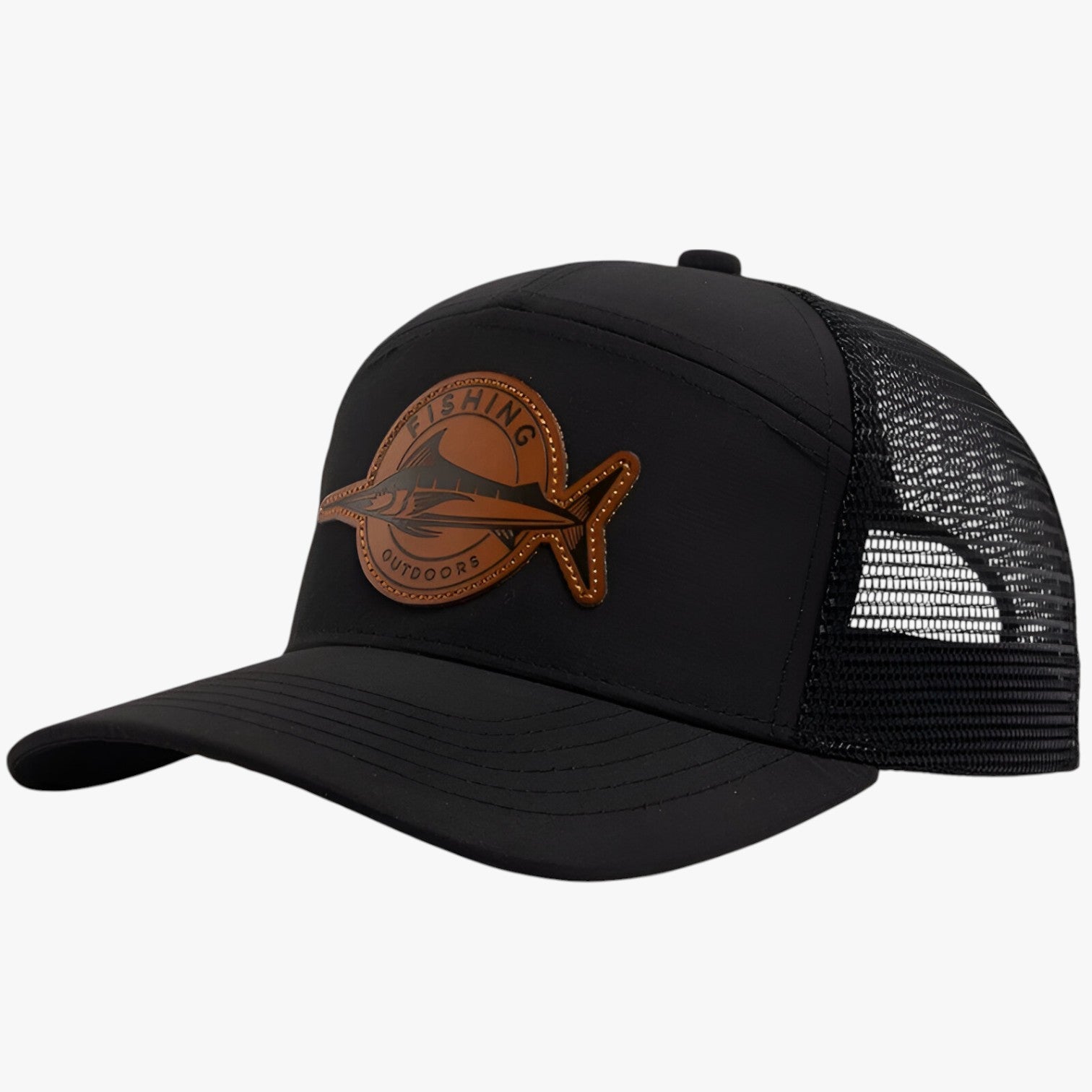 Caden | Stijlvol – Zomerse trucker cap met mesh en leren label