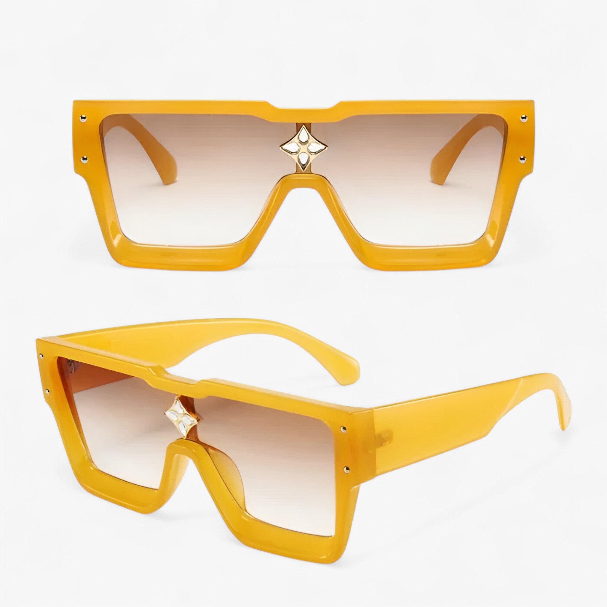Victor | Unisex vierkante zonnebril met UV400-bescherming