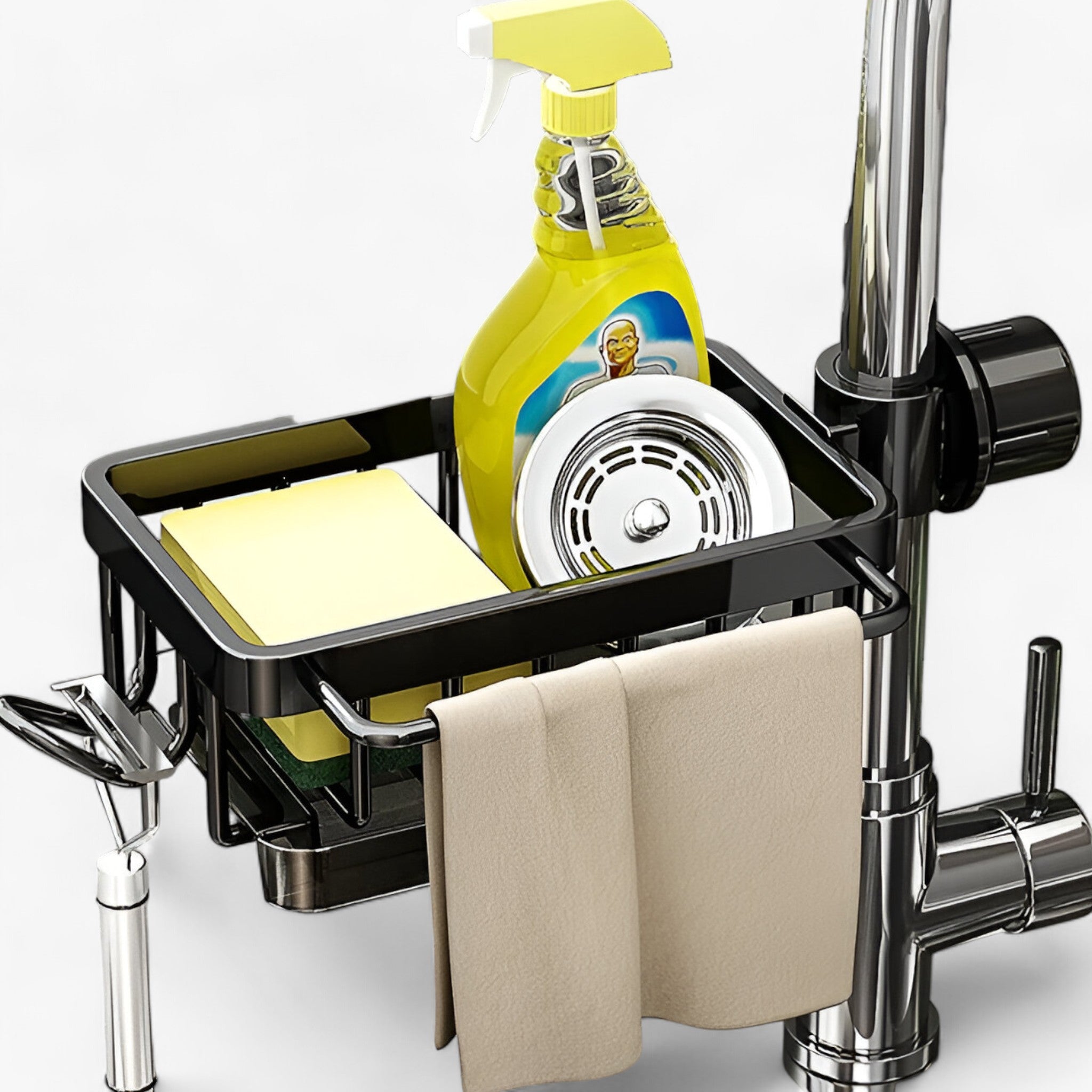 CLEANMATE - Roestvrijstalen gootsteenafvoer - Houd je keuken georganiseerd